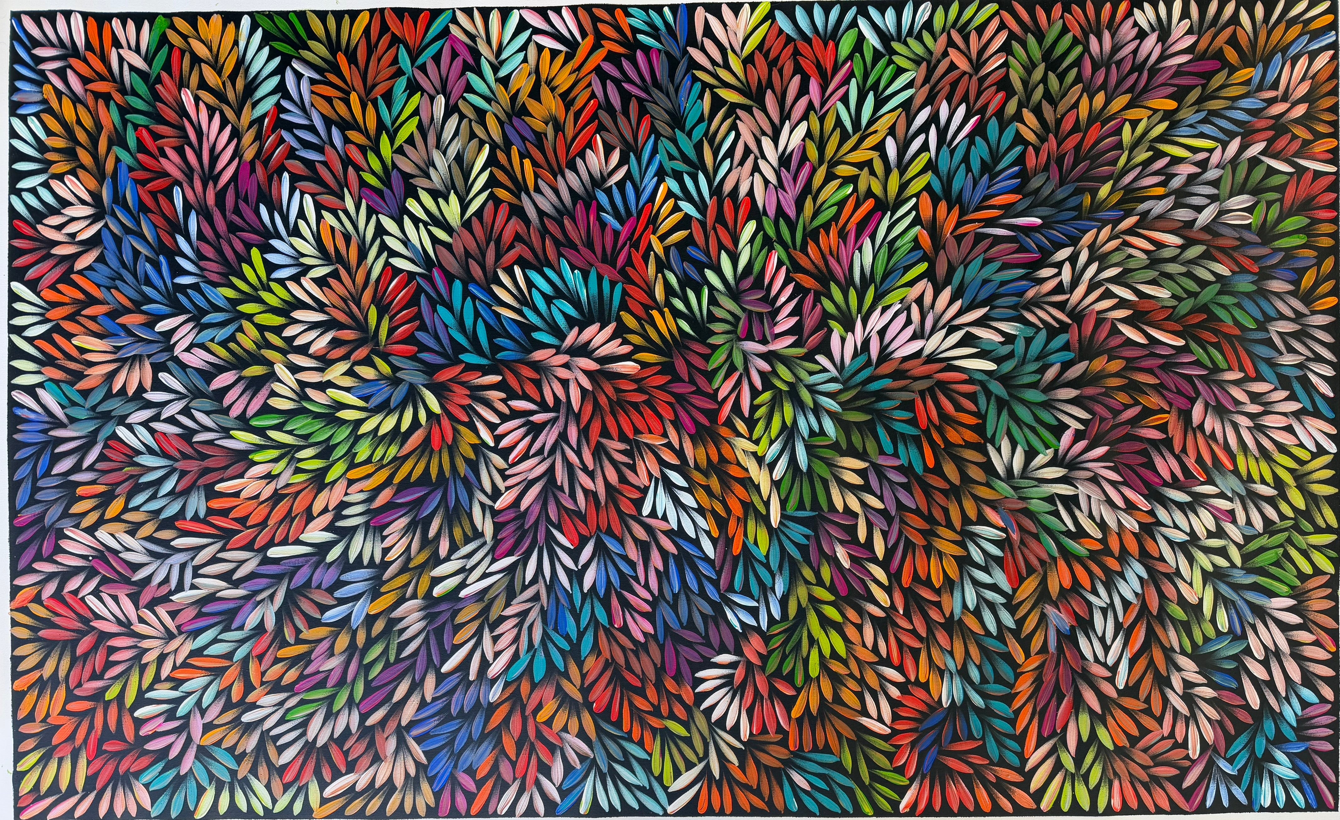 Sharon Numina - Bush Medicine Leaves - 146x89cm .28-1