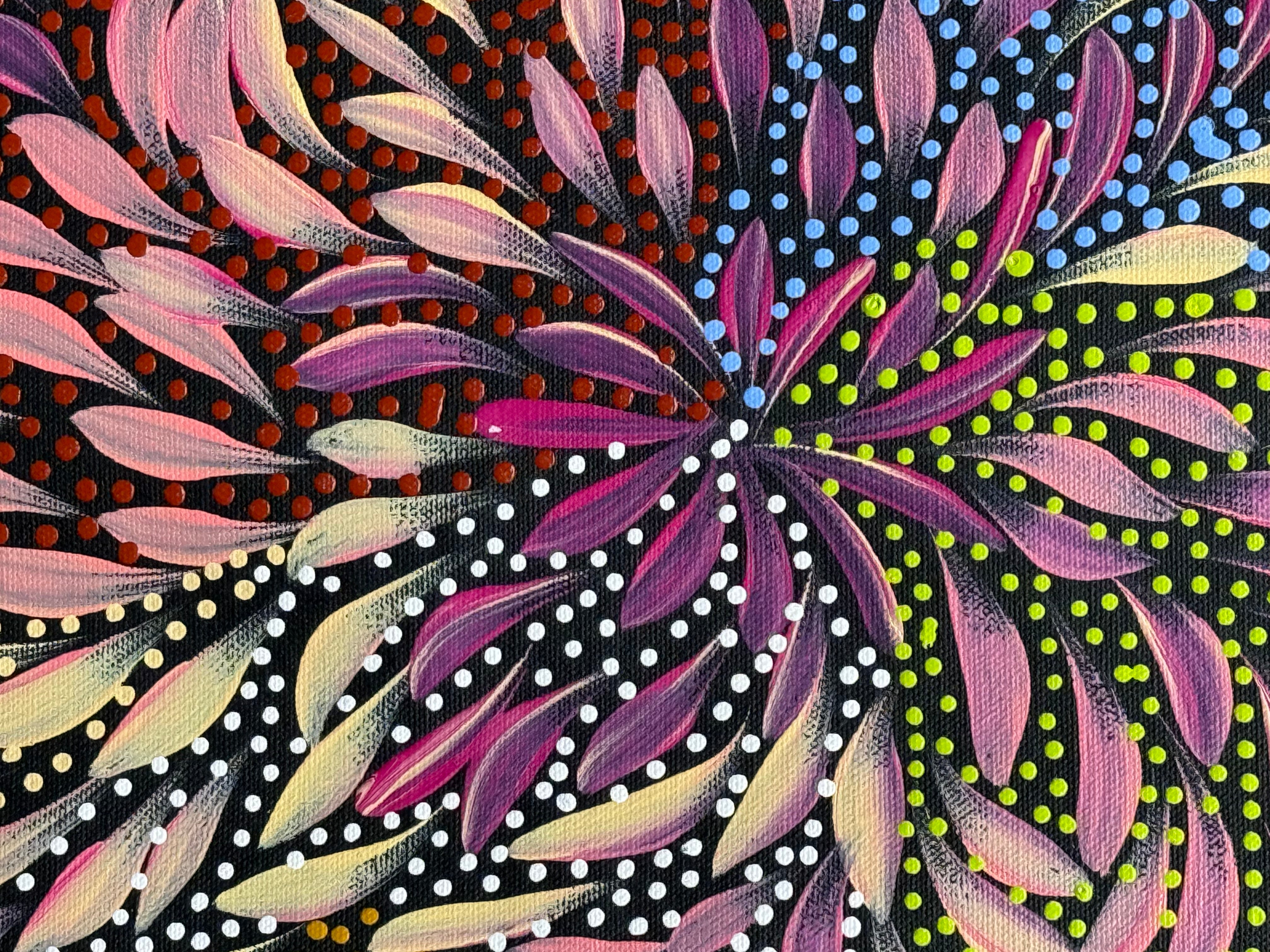 Caroline Numina - Bush Medicine Leaves with Seeds .91-5