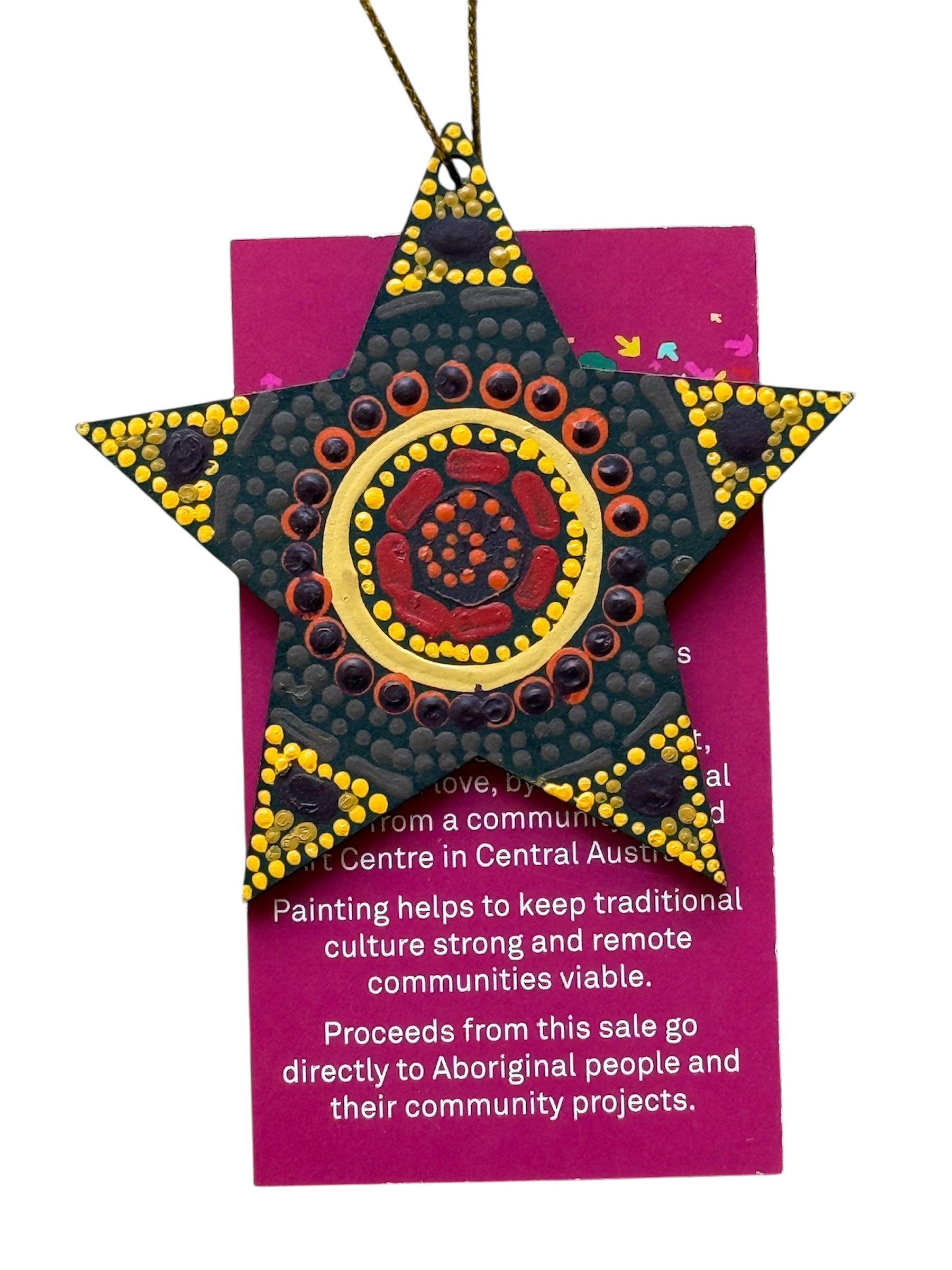 Hand Painted Decoration - Star