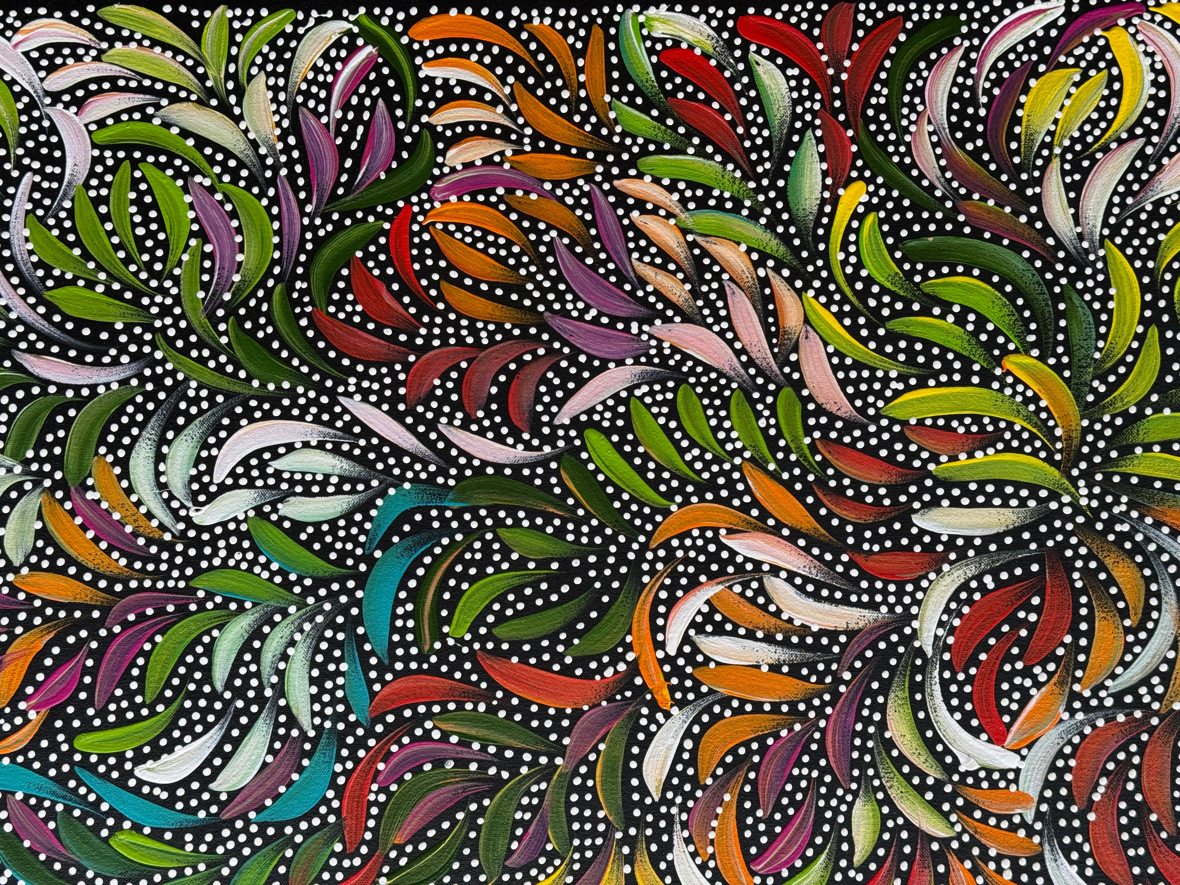 Caroline Numina - Bush Medicine Leaves with Seeds .35-21