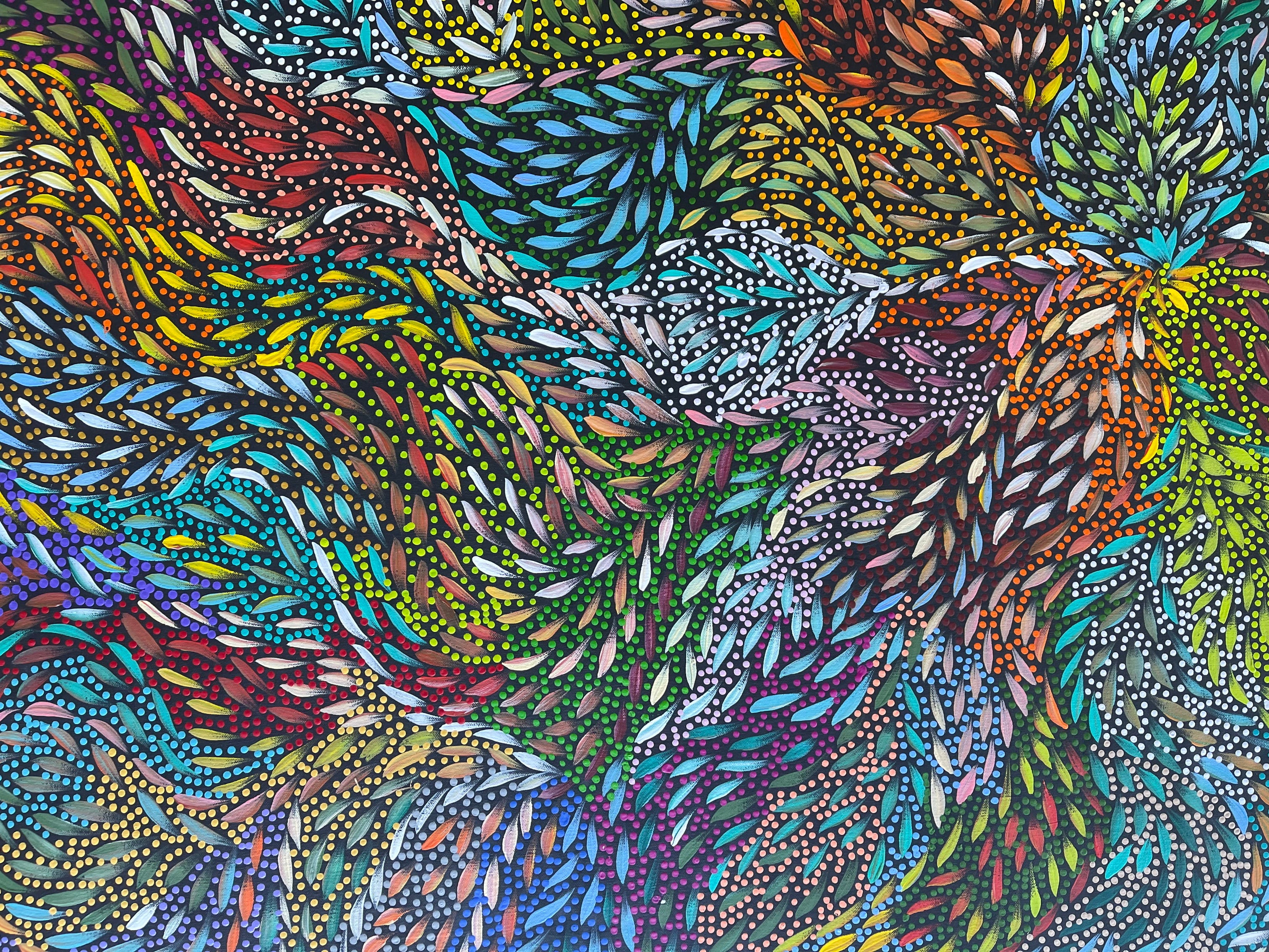 Sharon Turner - Bush Medicine Leaves - 151x91cm .89