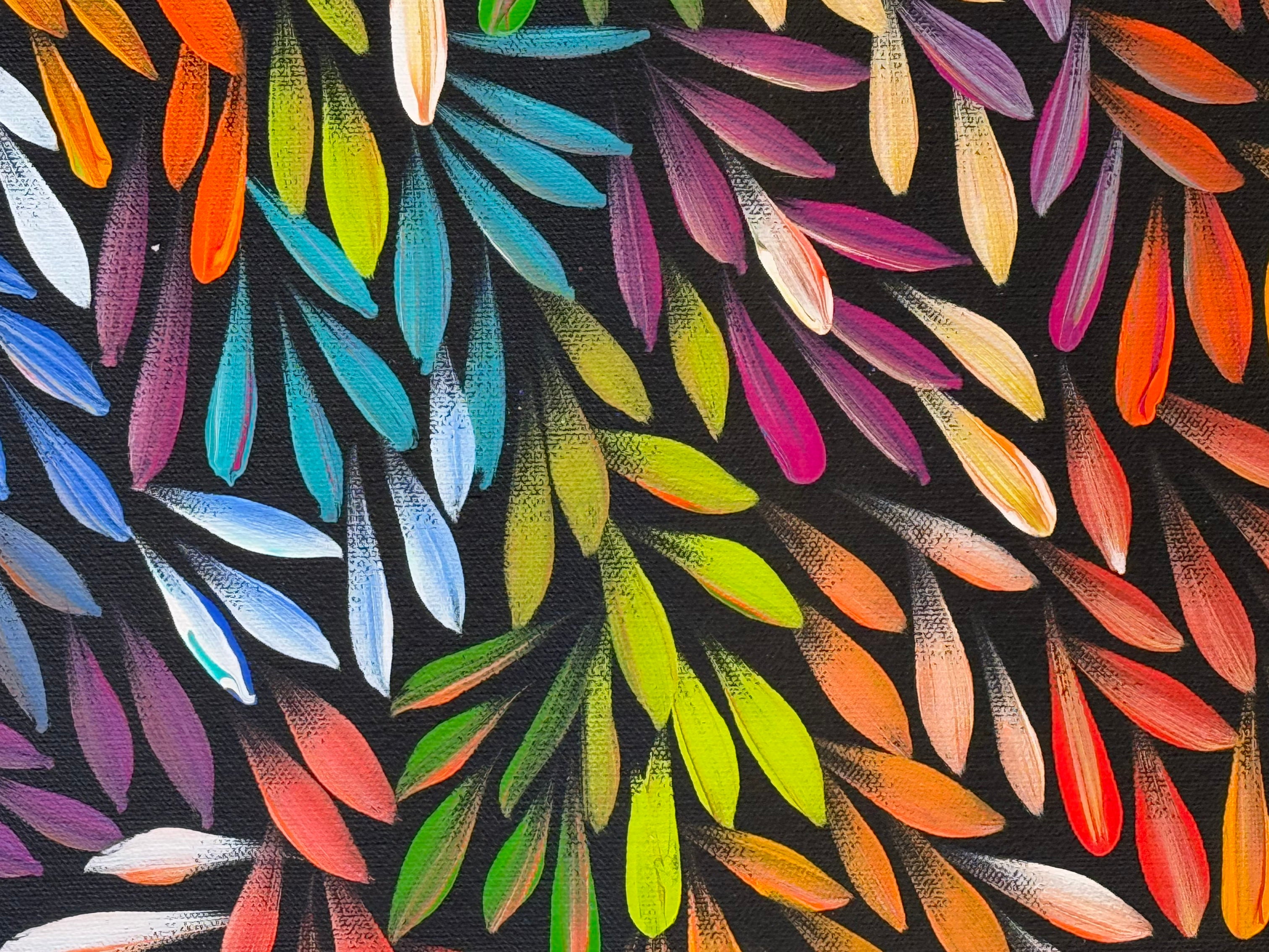 Sharon Numina - Bush Medicine Leaves - 146x89cm .28-1