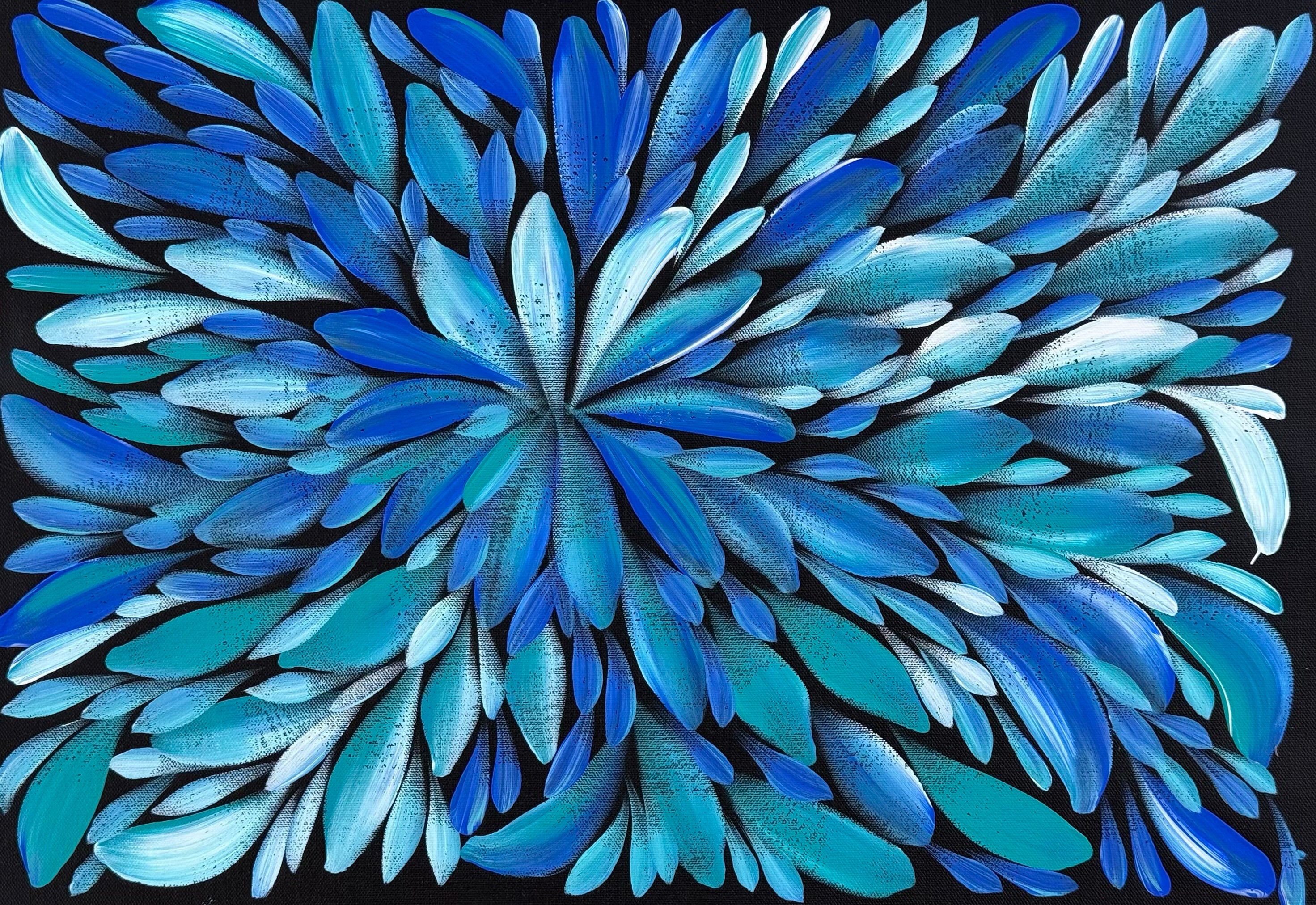 Louise Numina Napananka - Bush Medicine Leaves .60-9