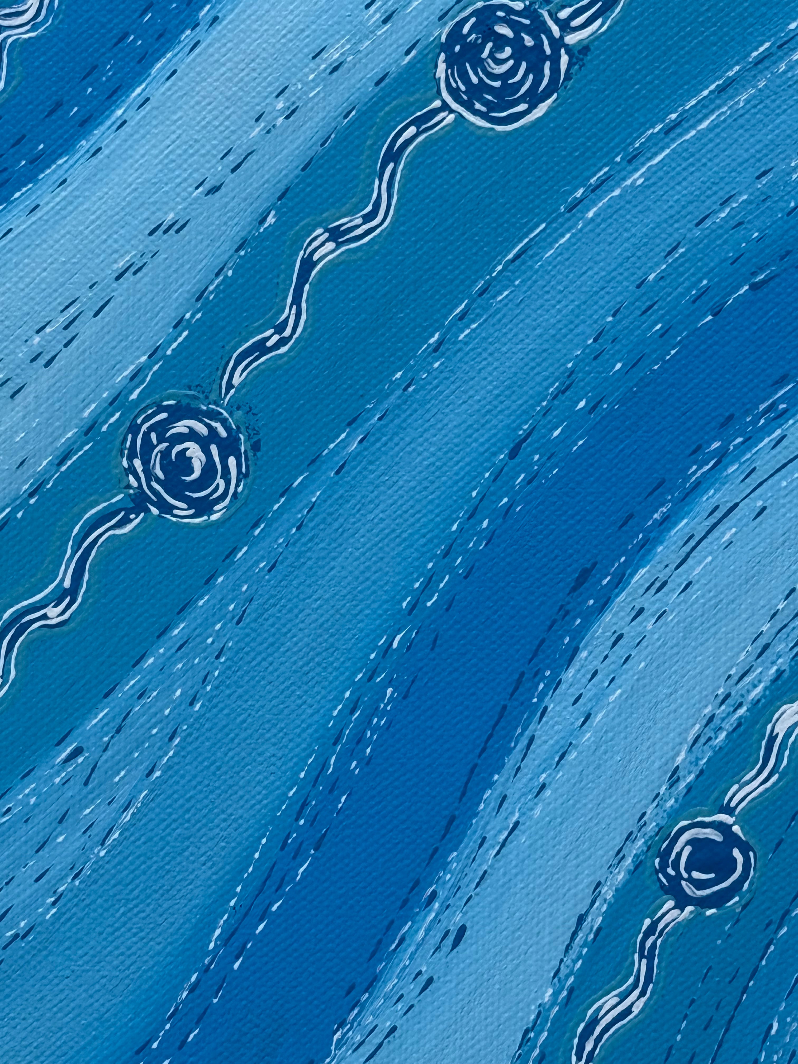 Deidre Burgoyne Rosier - Water Dreamings .89-16 *pre-stretched*