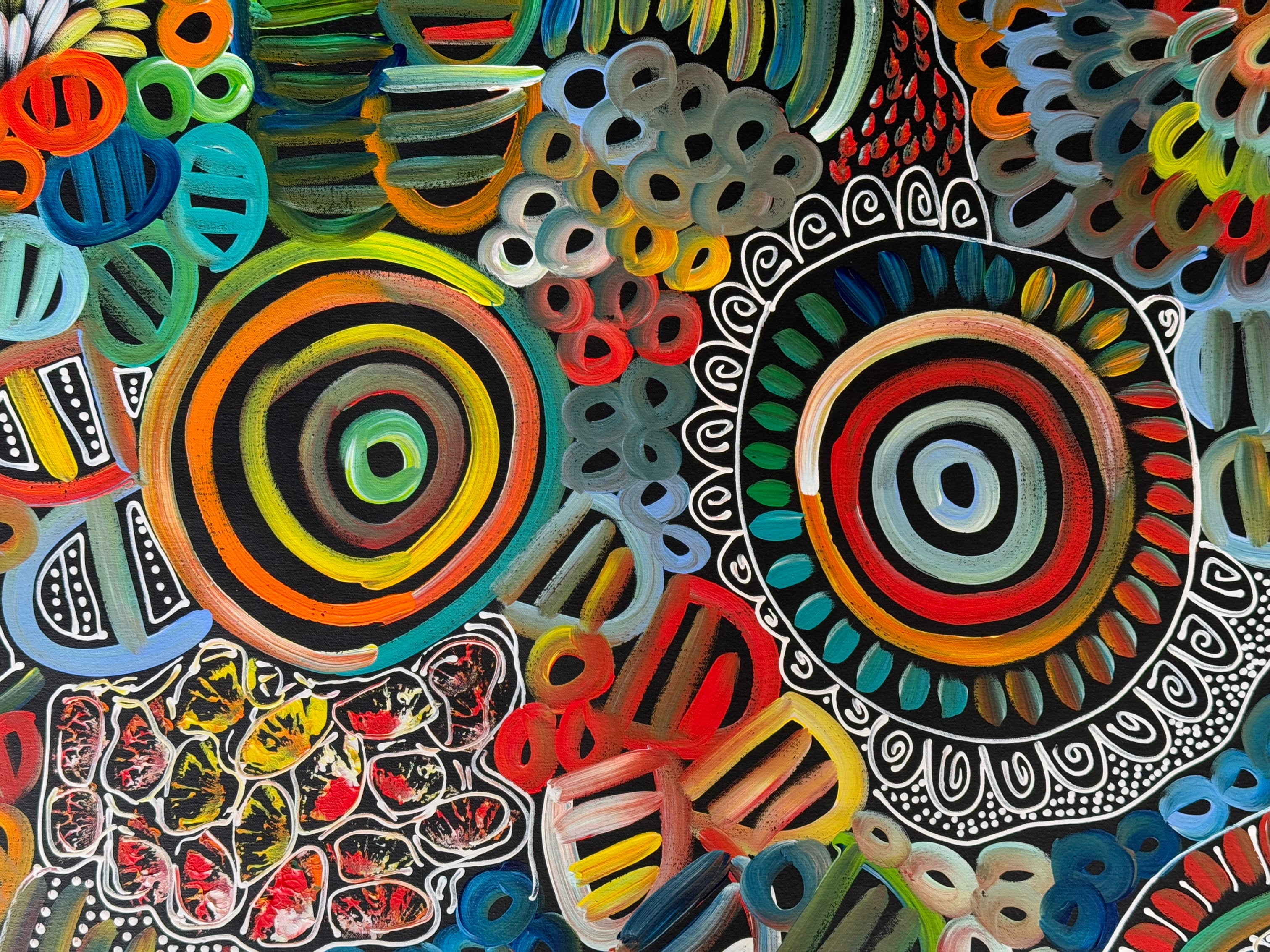 Louise Numina Napananka - Dreamtime - 134x60cm .24-26