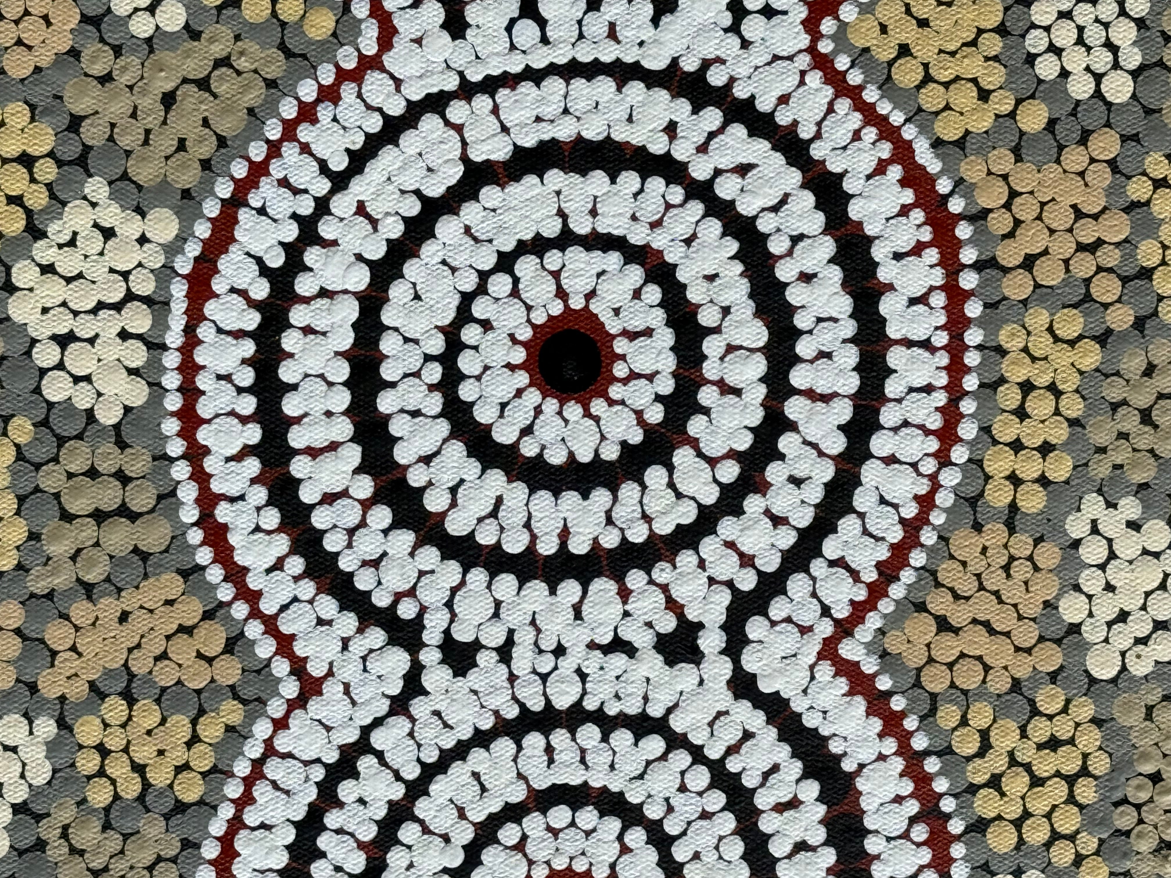 Peter Mbitjana Palmer - Catapillar Dreaming .19-1