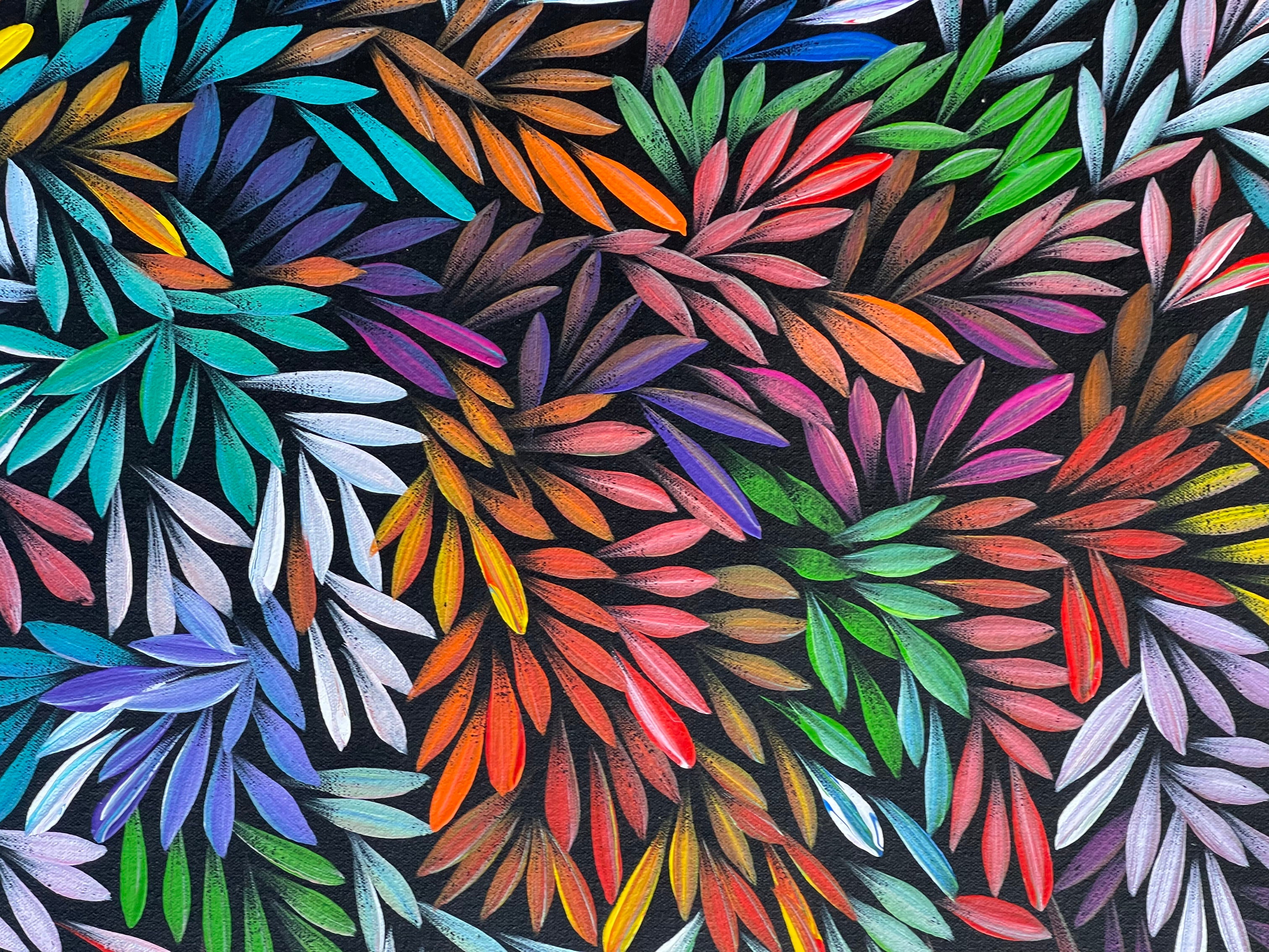 Sharon Numina - Bush Medicine Leaves - 128x60cm .92-10