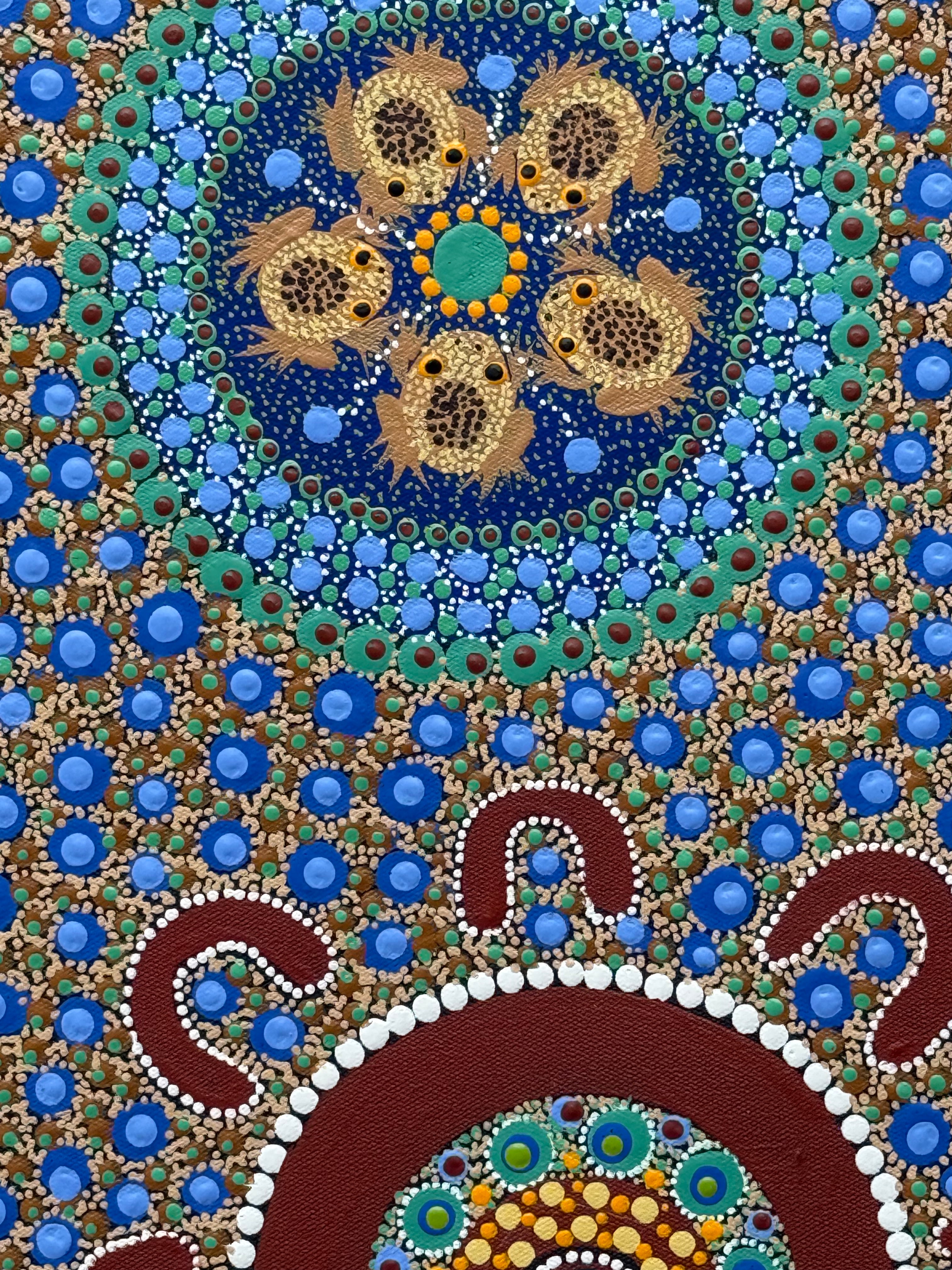 Kathleen Buzzacott - Children Catching Desert Frogs and the Rain .88-16