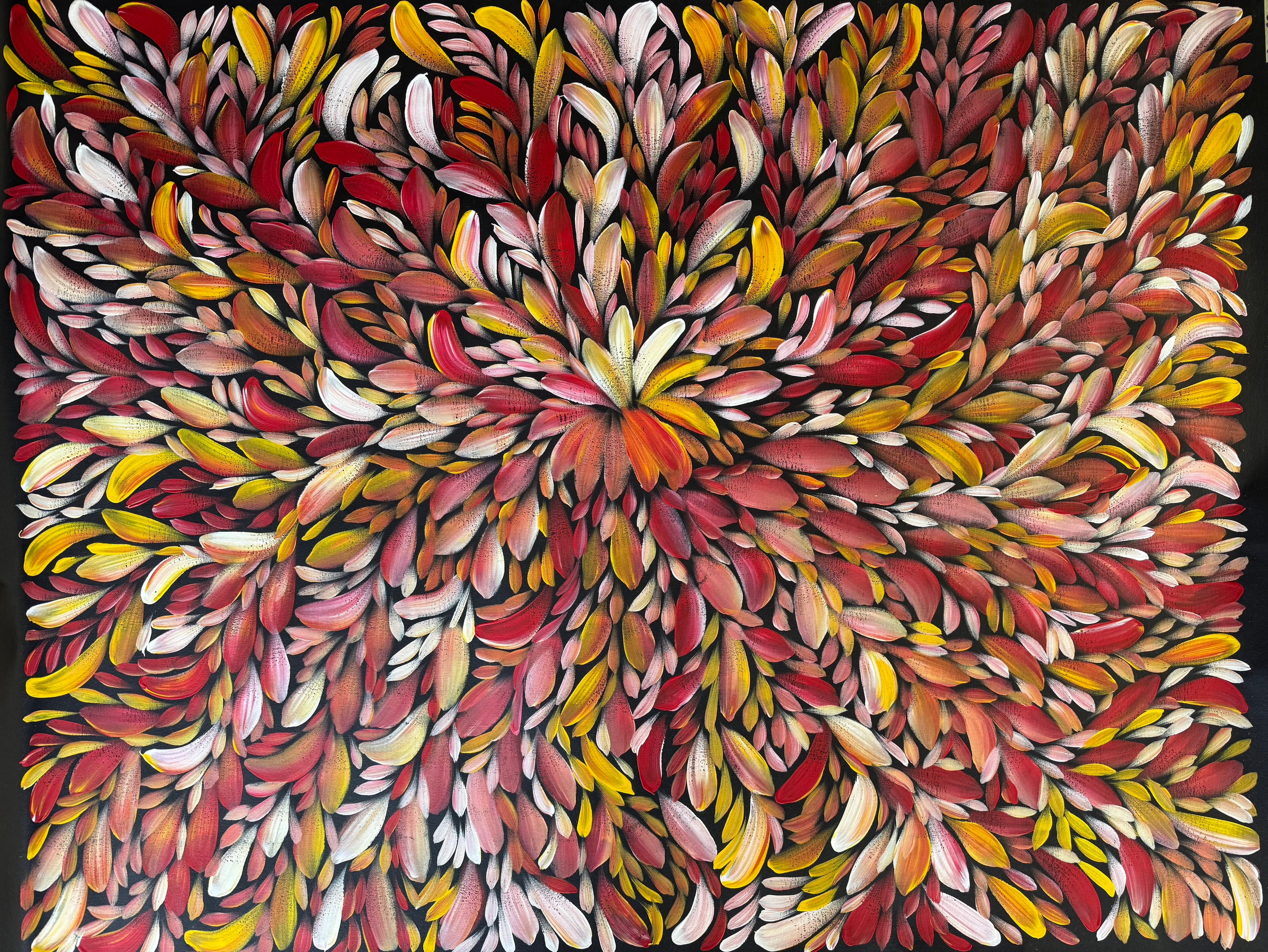 Louise Numina Napananka - Bush Medicine Leaves - 121x93cm .00-13