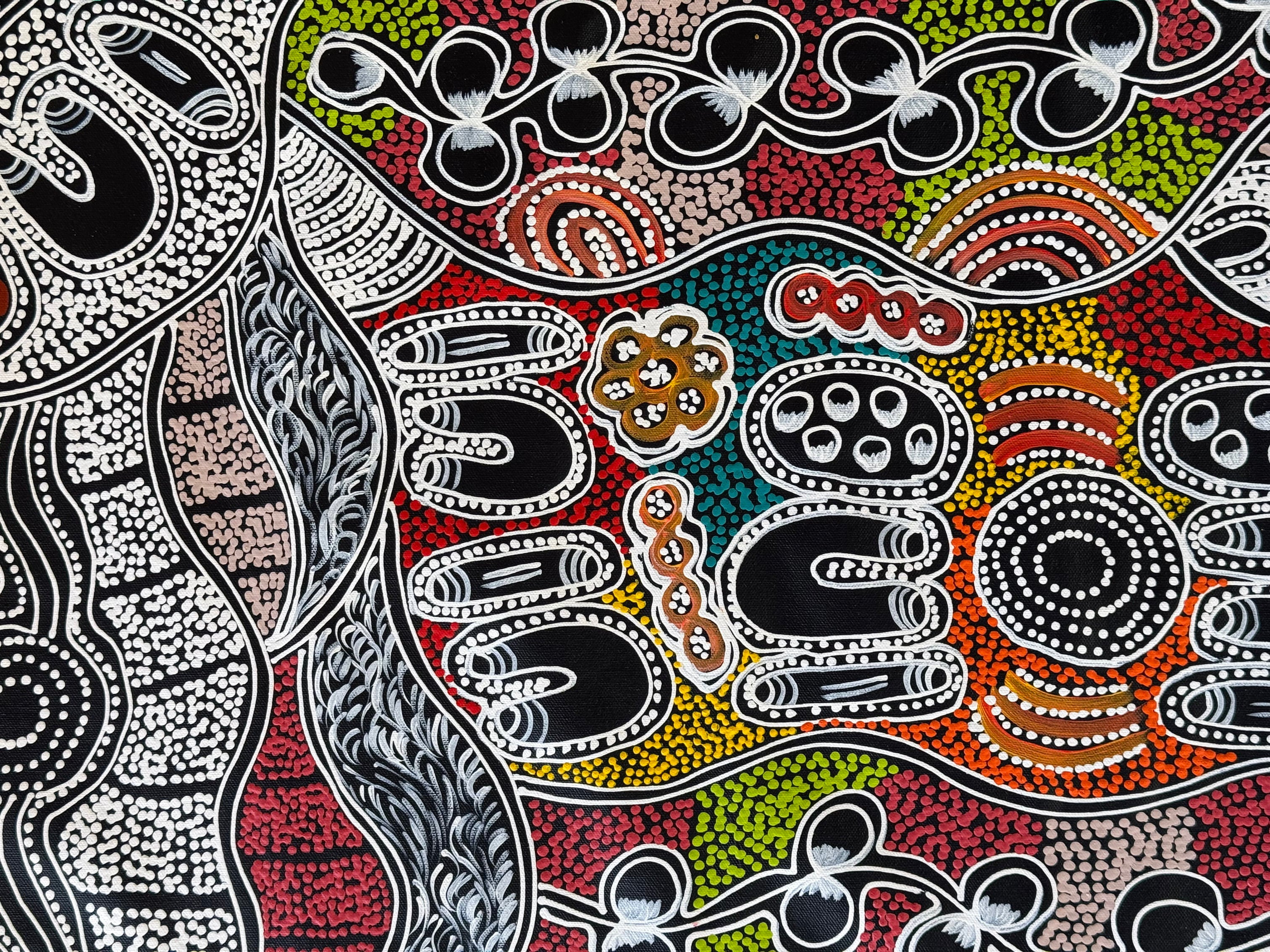 Lanita Numina - Women Collect Bush Tucker - 143x44cm .13-5