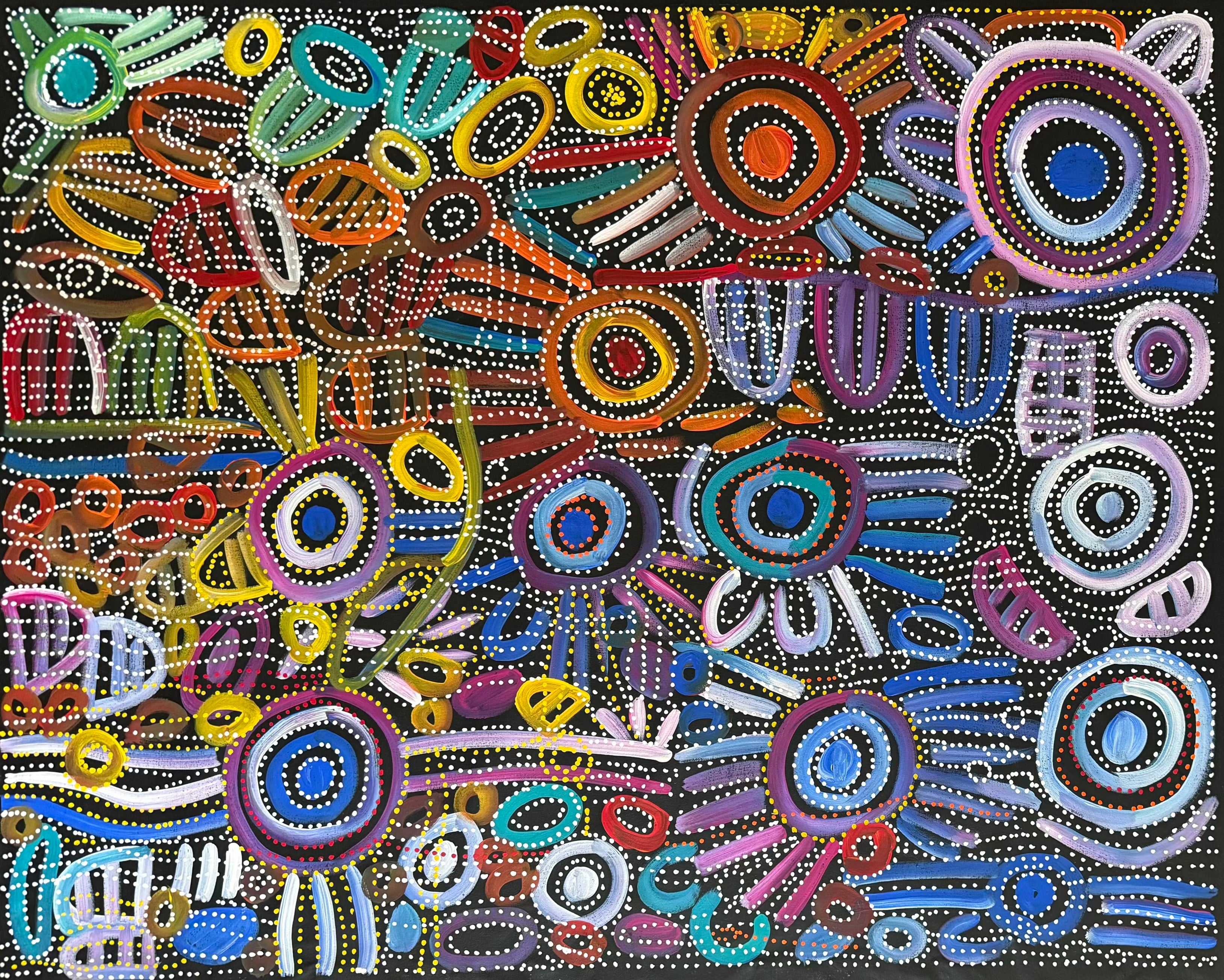 Louise Numina Napananka - Women's Ceremony, Body Paint, Aweleye .49-27