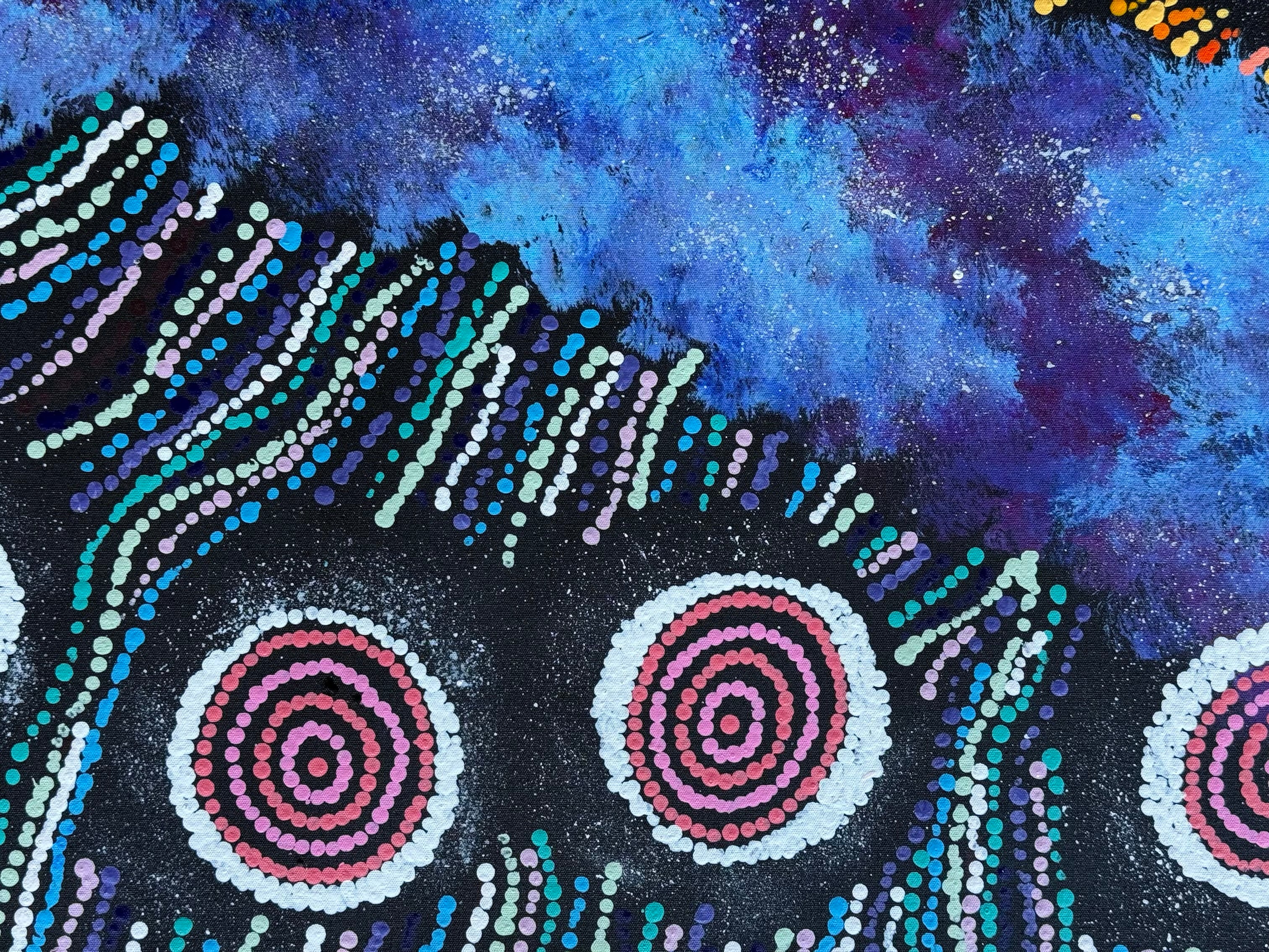 Maria Nampijinpa Brown - Seven Sisters Dreaming .48-3