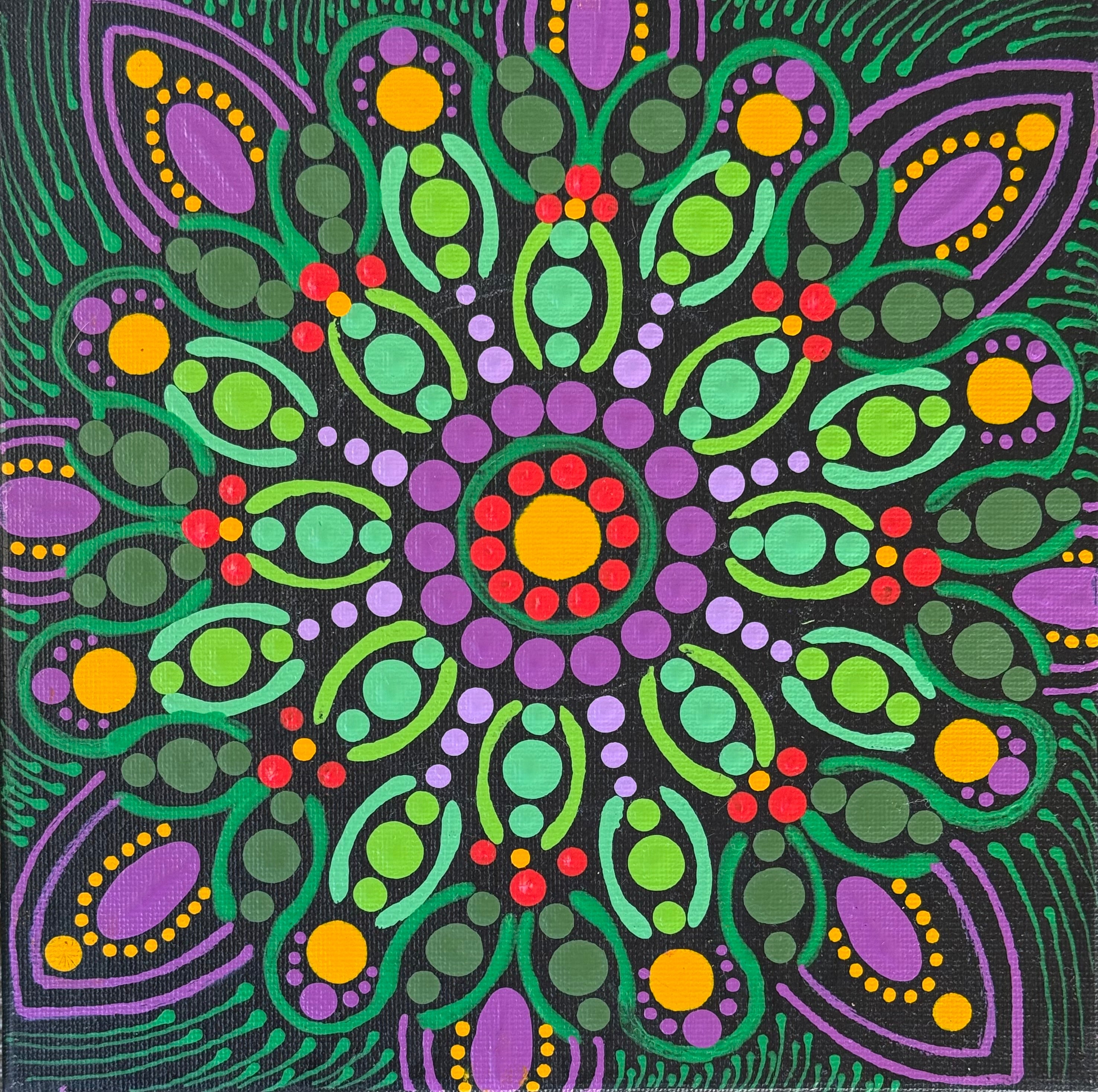 Joelene Paddy - 20 x 20cm Stretched