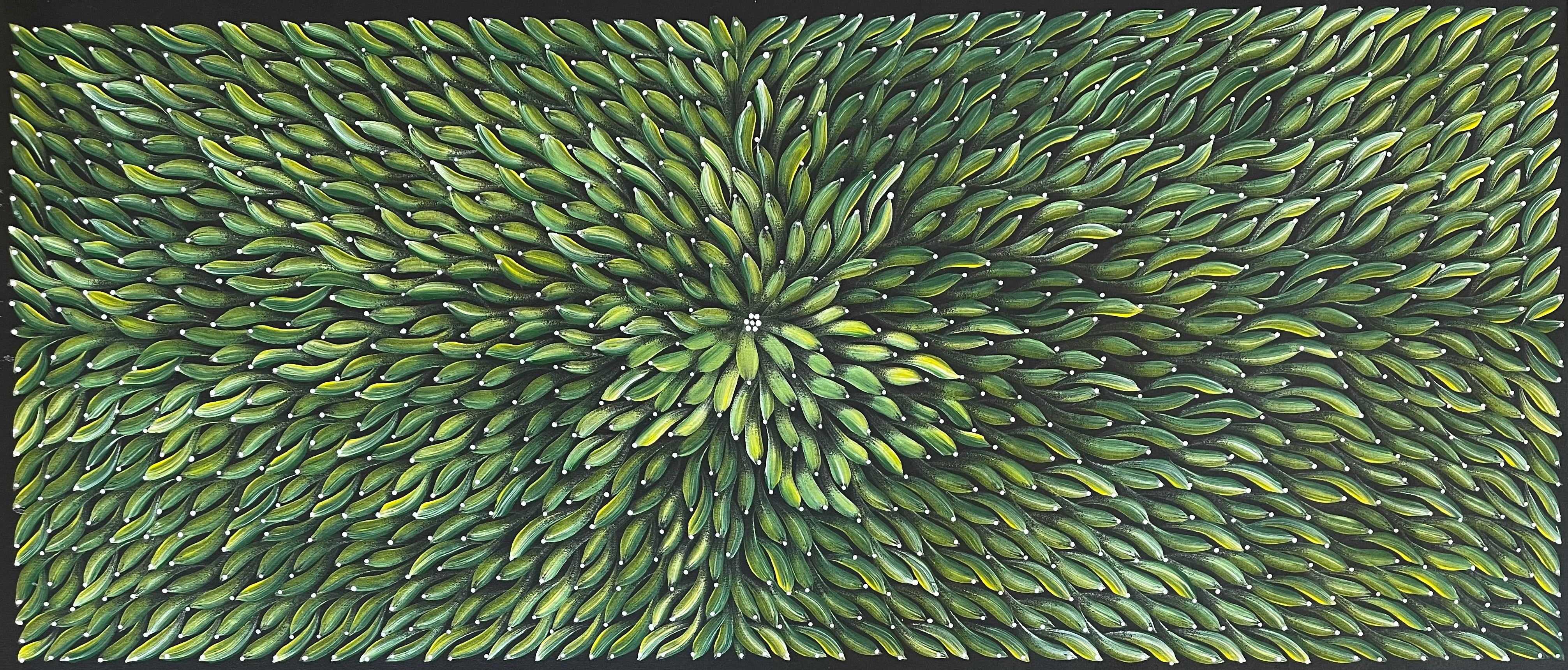 Maryanne Gibson - Bush Medicine Bush Seeds  - 119x50cm 56-11