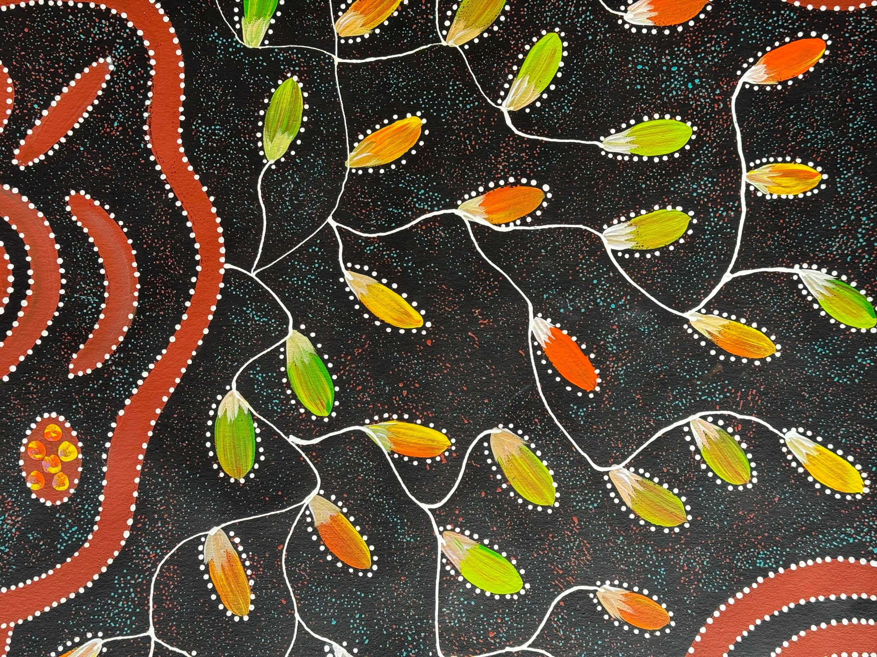 Jacinta Numina Waugh - Women Collecting Bush Tuckers .75-32