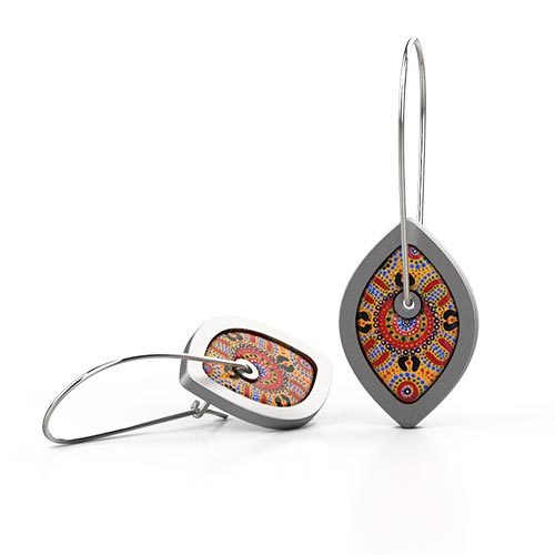 Earrings Loop Drop - People Telling Stories - Kathleen Buzzacott
