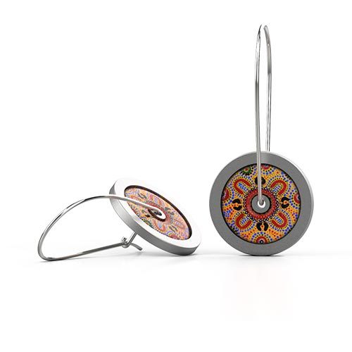Earrings Loop Round - People Telling Stories - Kathleen Buzzacott