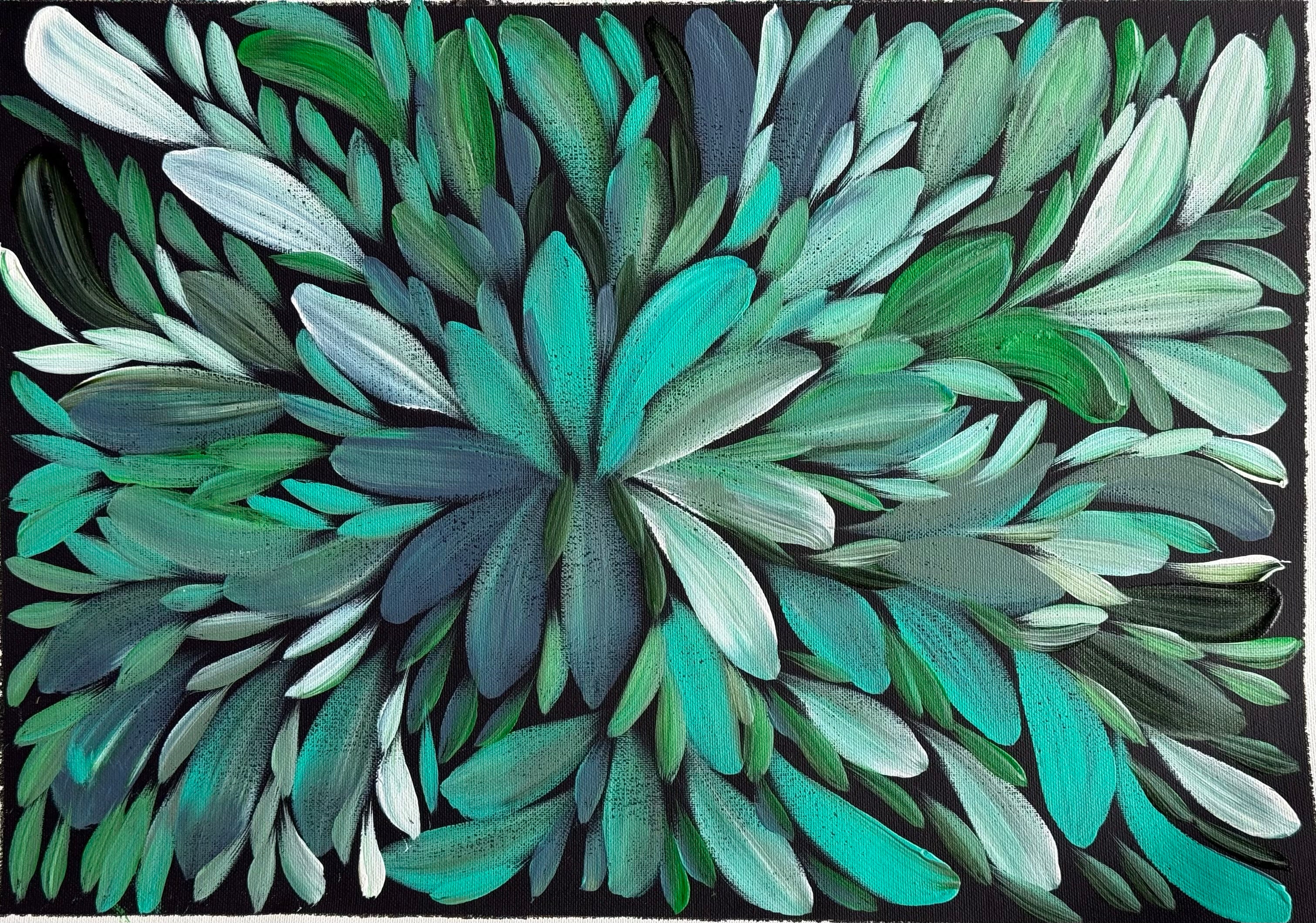 Louise Numina Napananka - Bush Medicine Leaves .24-9