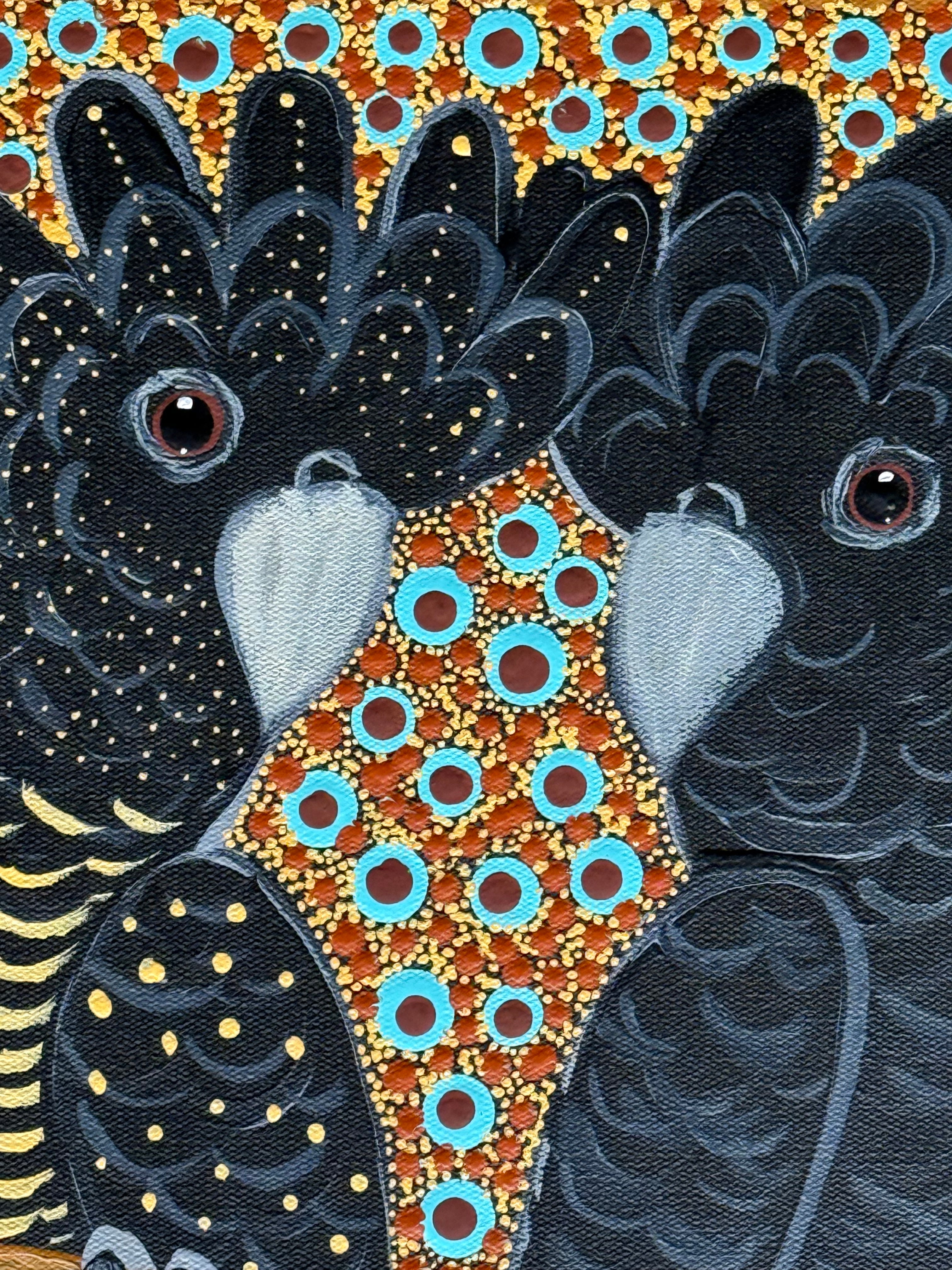 Kathleen Buzzacott - Redtail Black Cockatoos .41-8