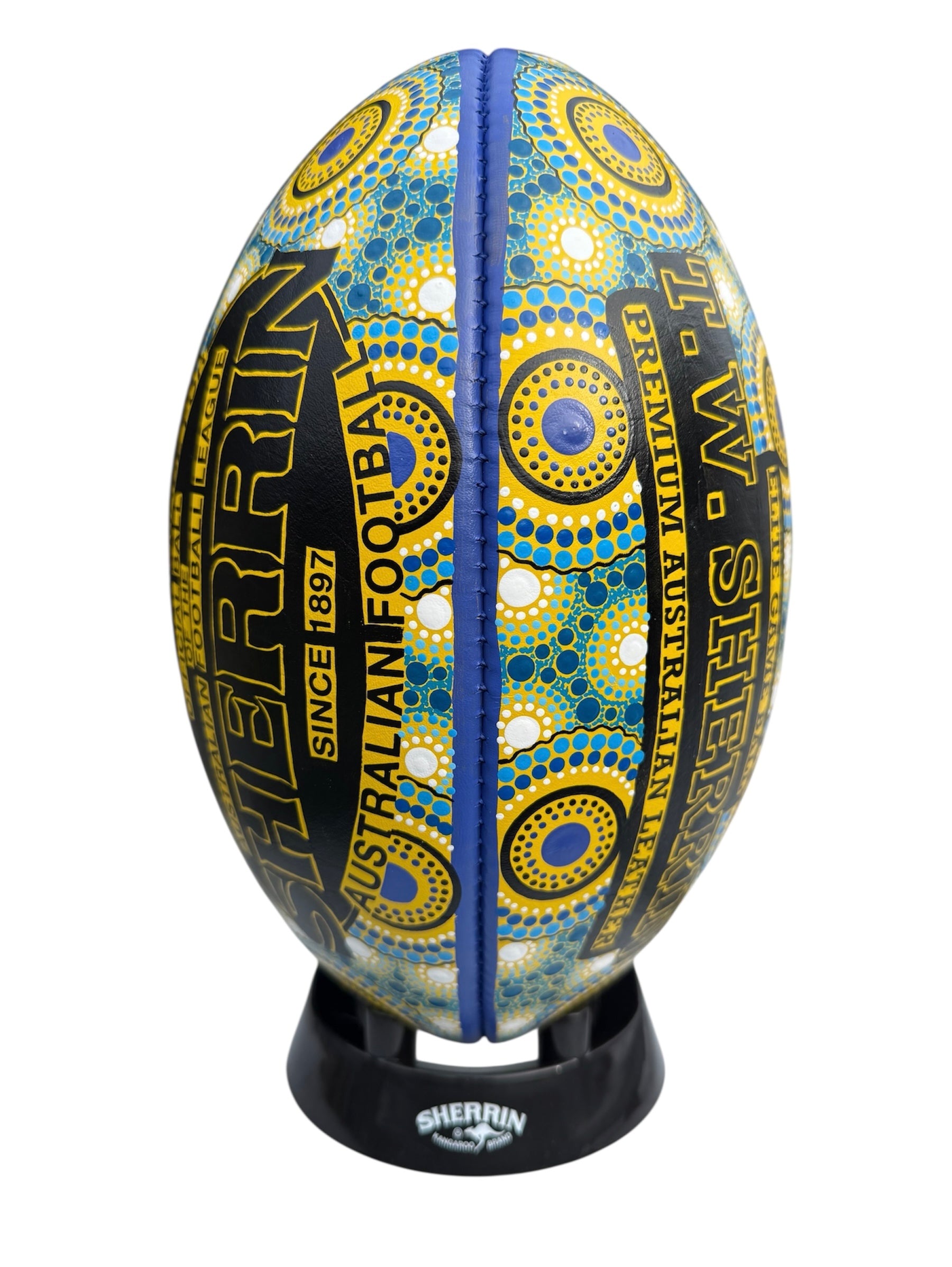 Hand Painted Sherrin Football - Chantelle Mulladad