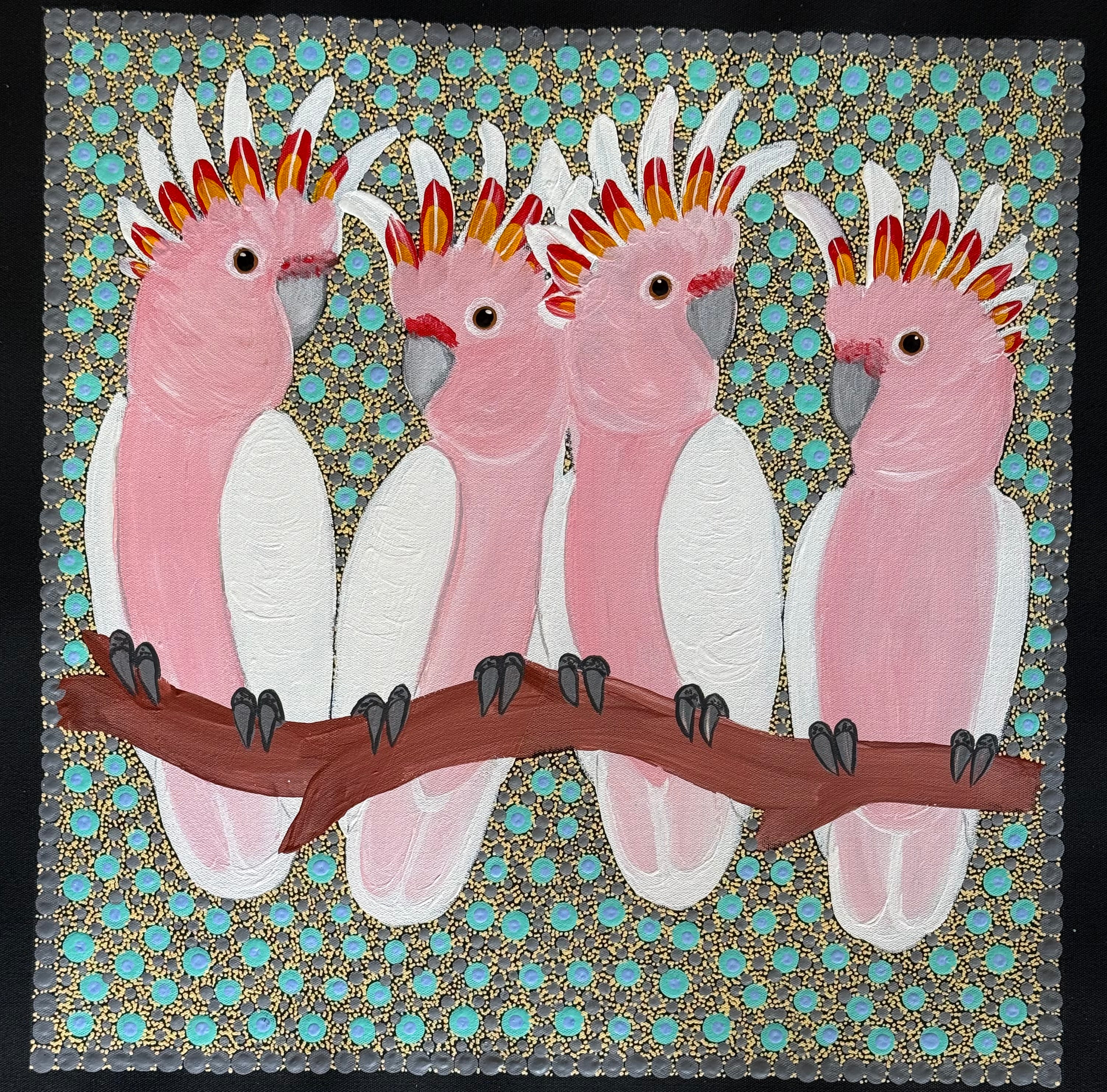 Kathleen Buzzacott - Major Mitchell's Cockatoos  .17-13