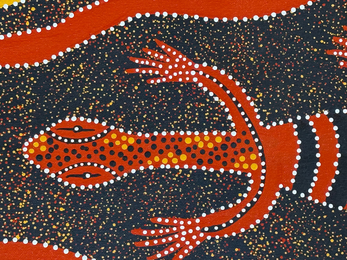 Jacinta Numina Waugh - Goanna Dreaming .46-15