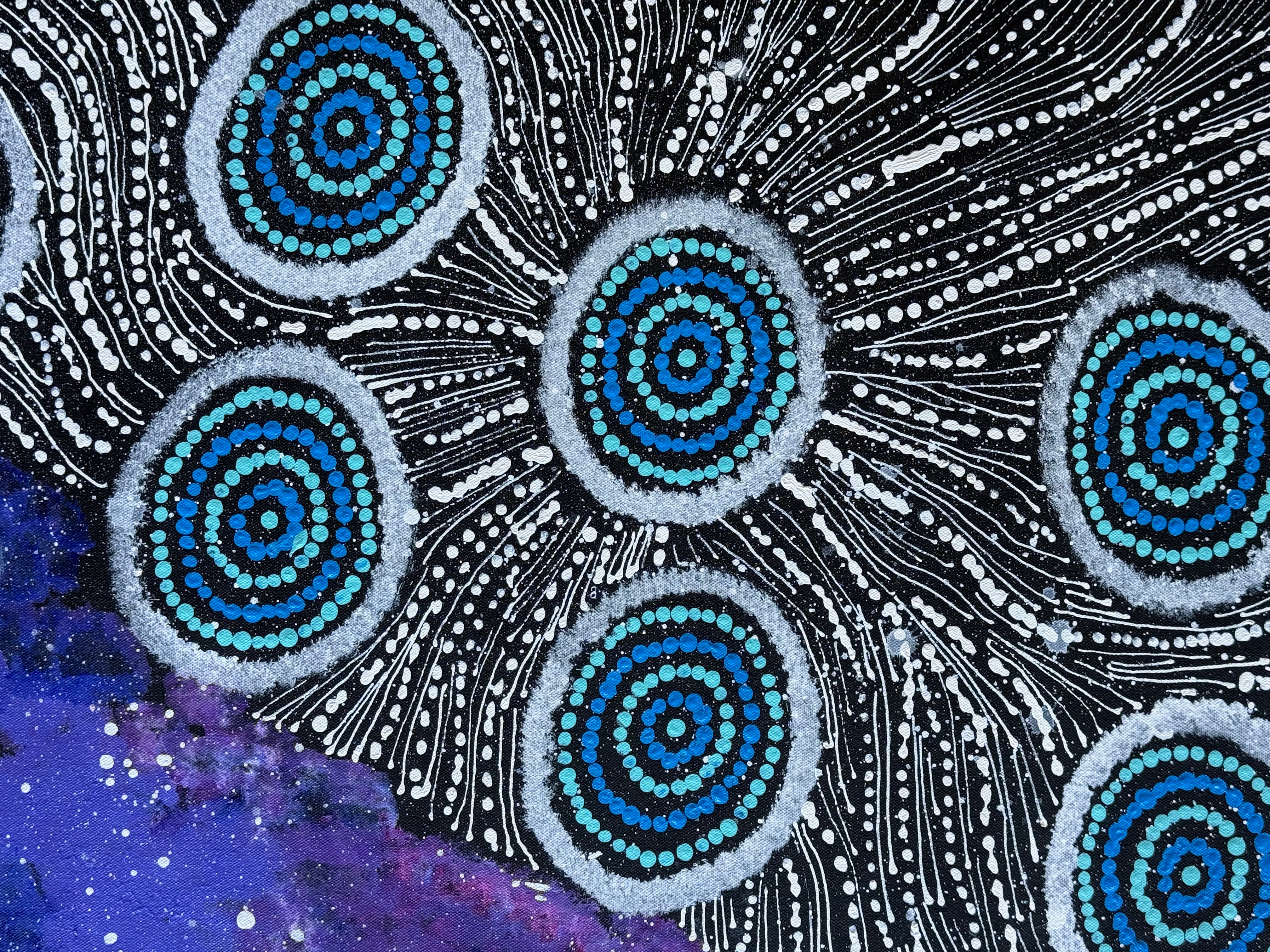 Maria Nampijinpa Brown - Seven Sisters Dreaming .78-1