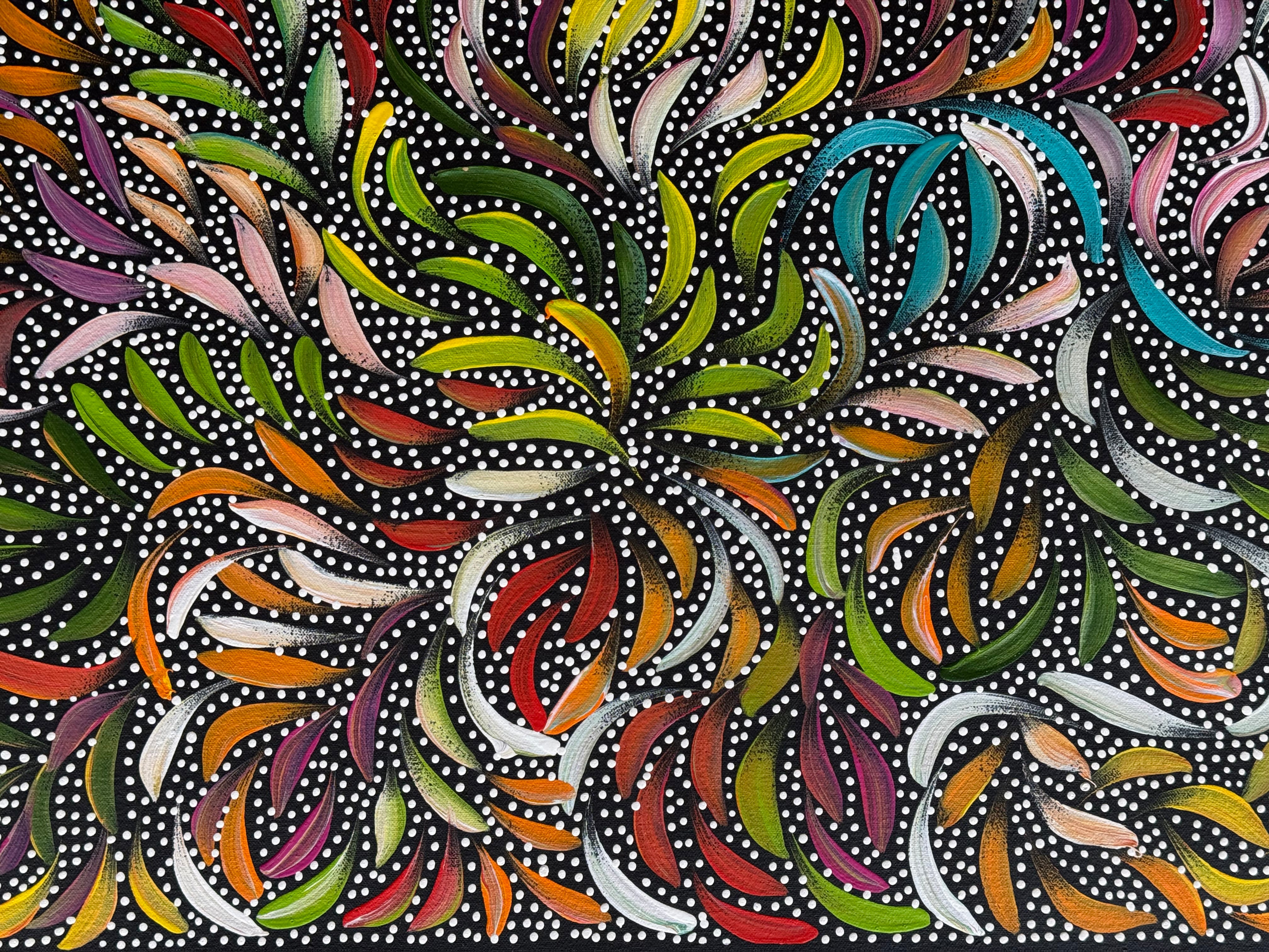 Caroline Numina - Bush Medicine Leaves with Seeds .35-21