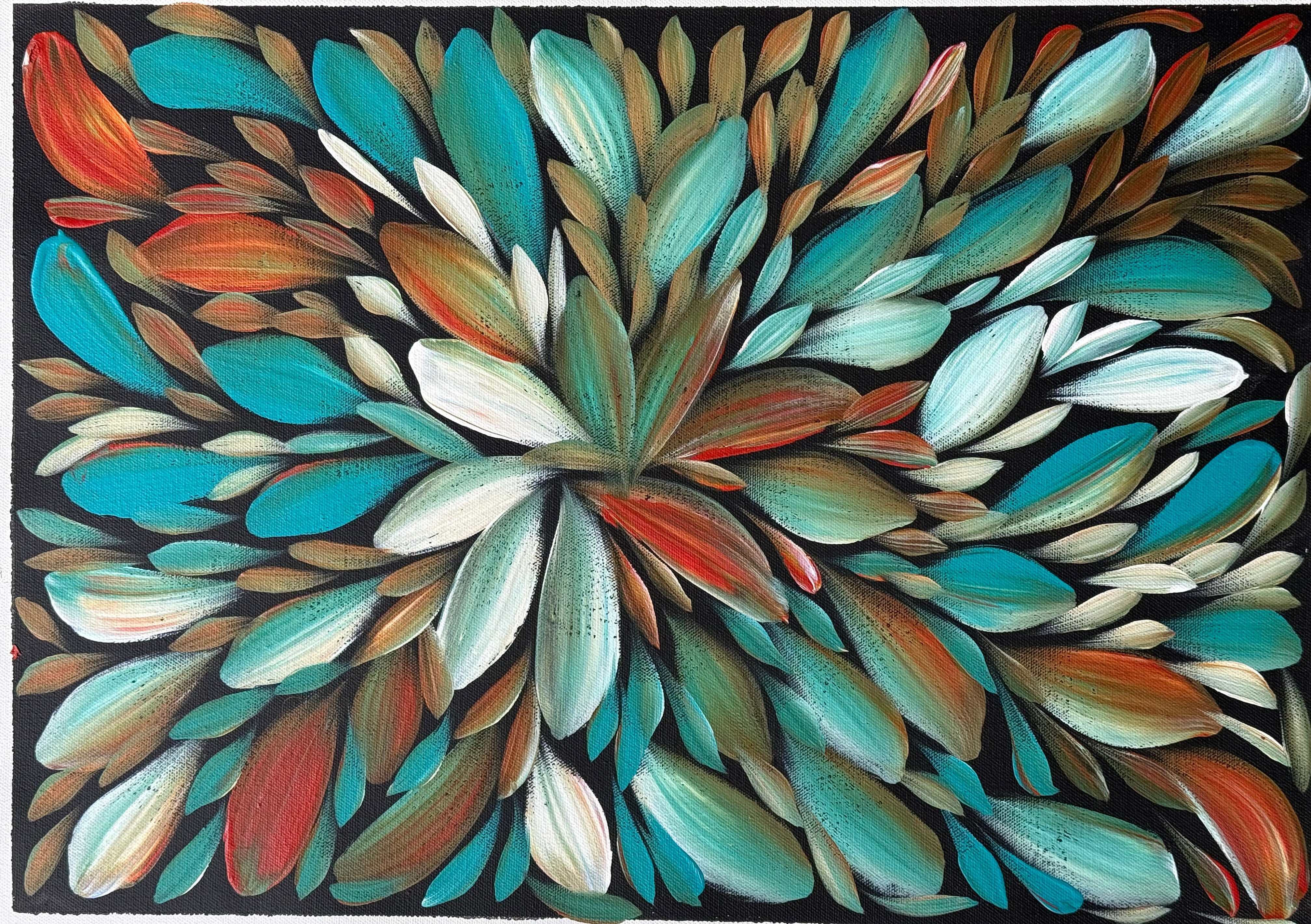 Louise Numina Napananka - Bush Medicine Leaves .86-2