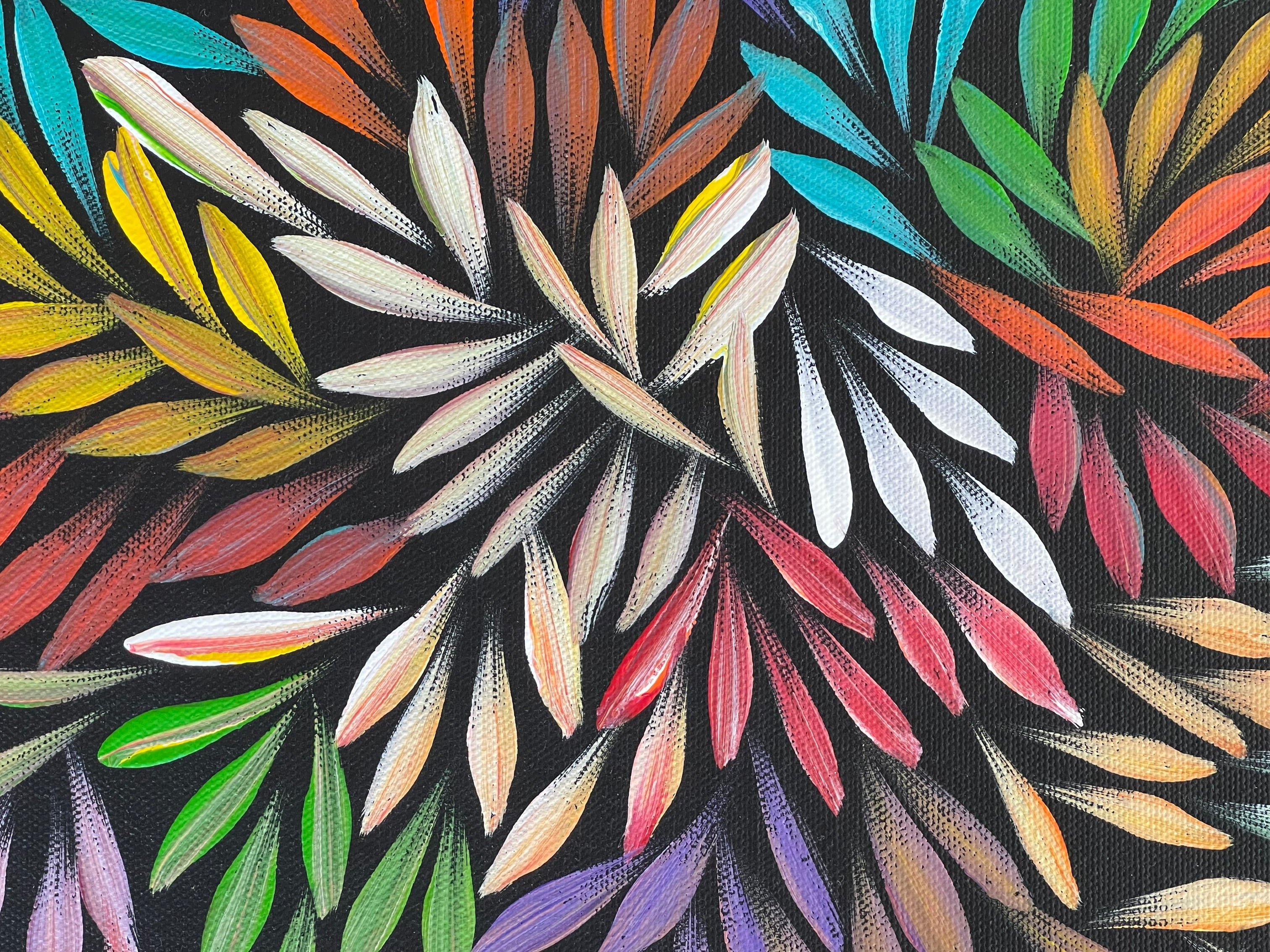 Sharon Numina - Bush Medicine Leaves- 38x53cm .76-13