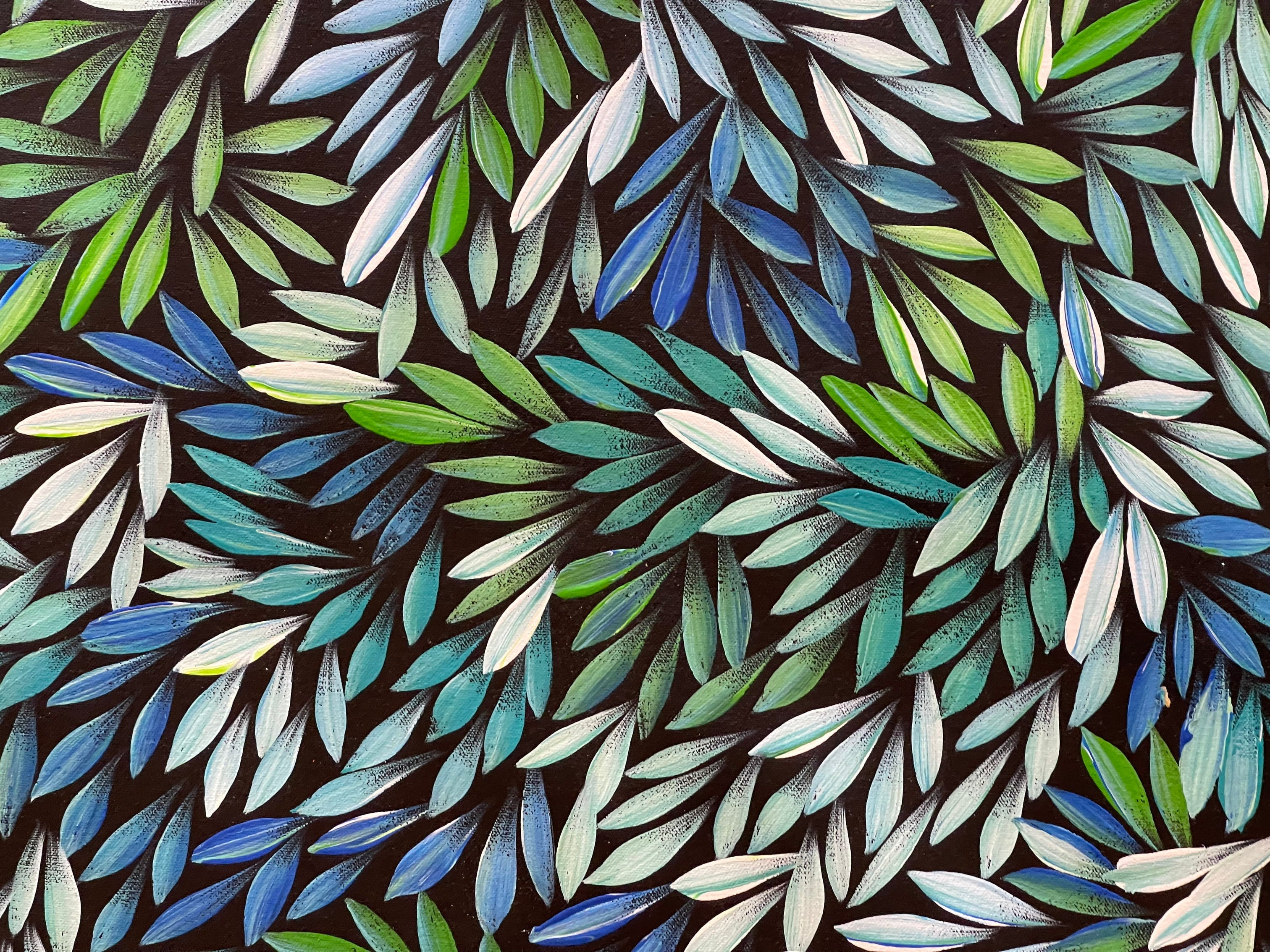 Sharon Numina - Bush Medicine Leaves - 198x147cm .92-14