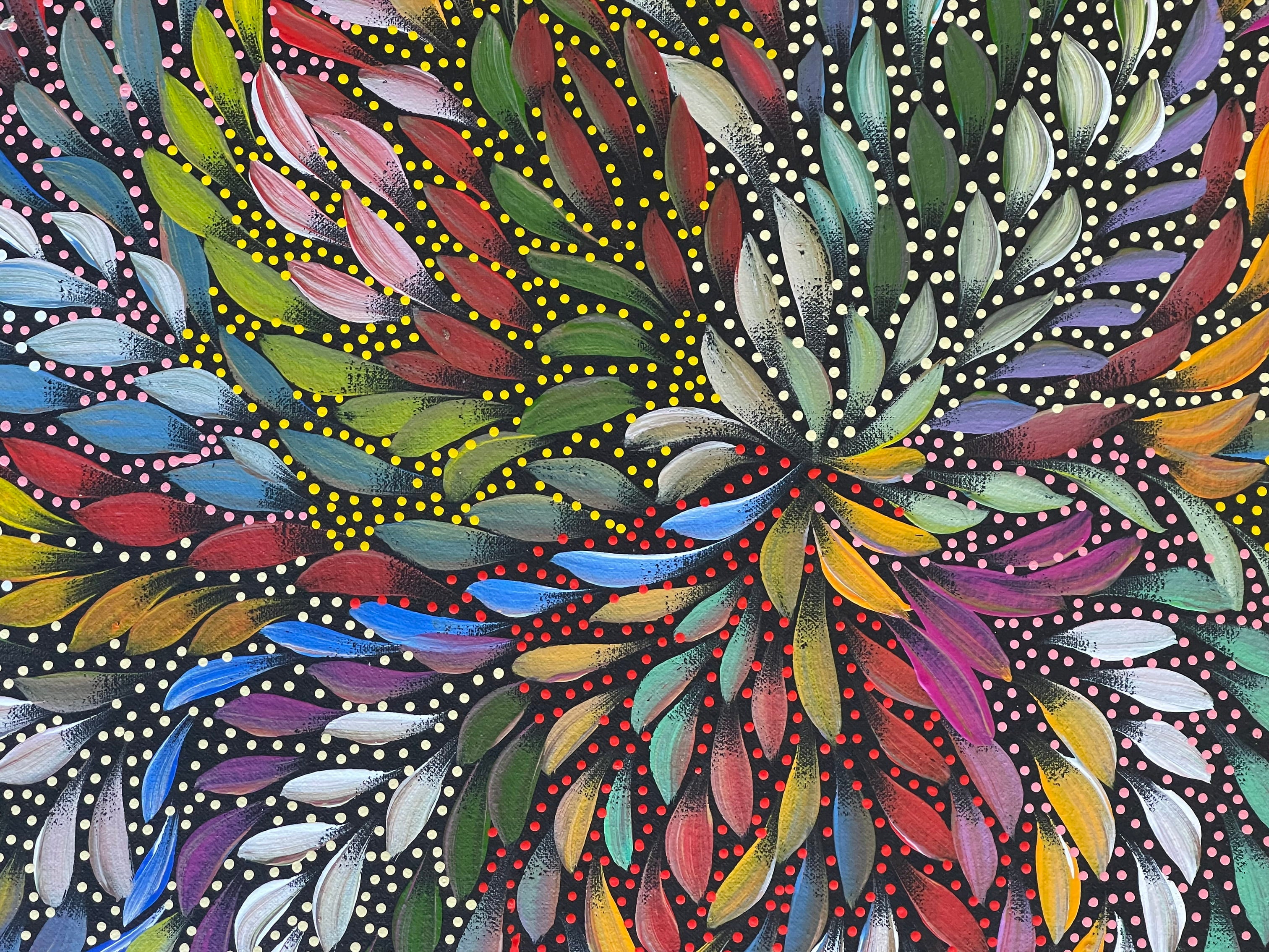 Caroline Numina - Bush Medicine Leaves and Seeds - 83x62cm .79-15