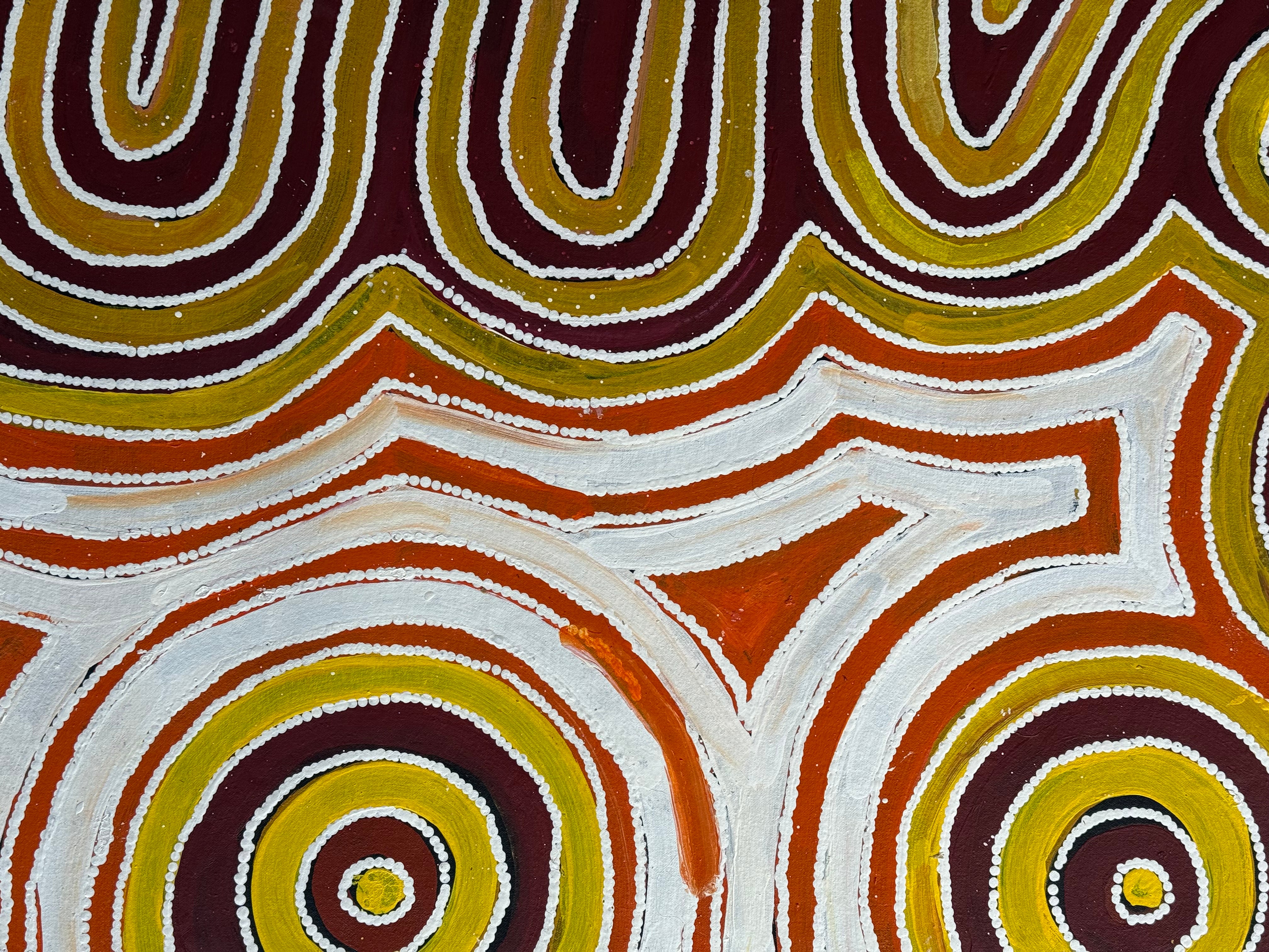 Barbara Pananka - Women's Body Painting for Ceremonies in Central Australia NT .81-1