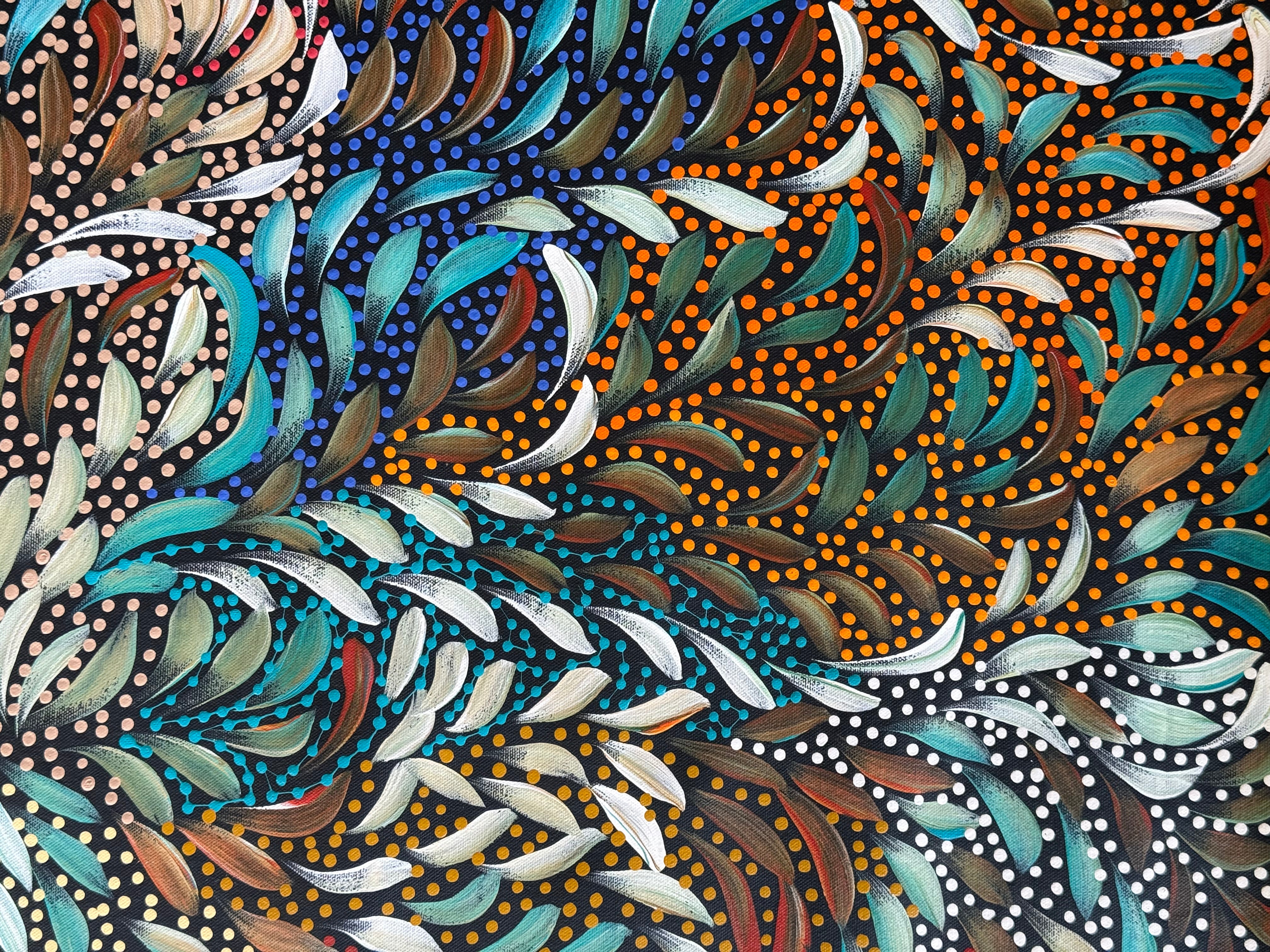 Caroline Numina - Seeded Leaves .91-17