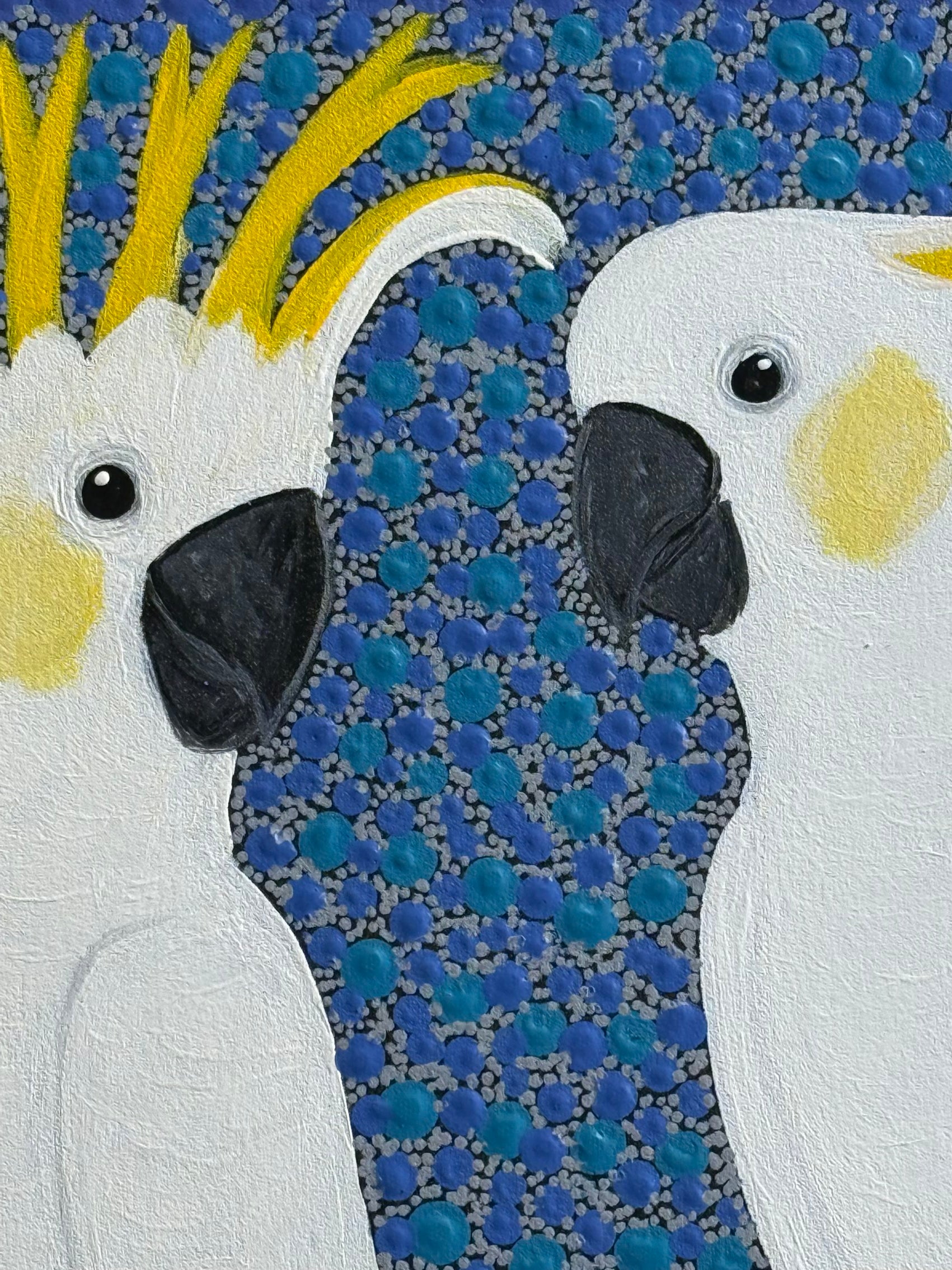 Kathleen Buzzacott - Sulphur Crested Cockatoos .53-9