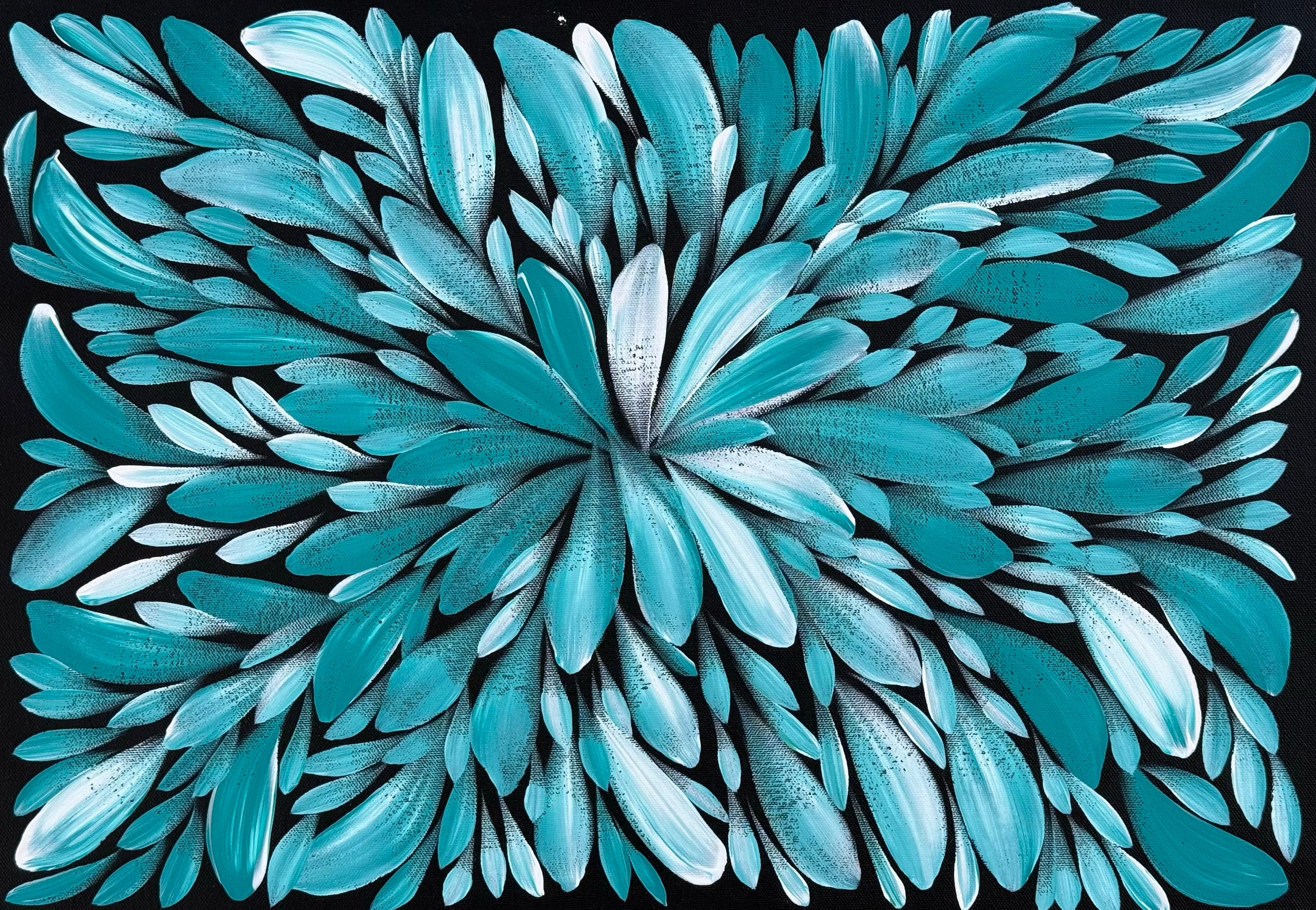 Louise Numina Napananka - Bush Medicine Leaves .60-8