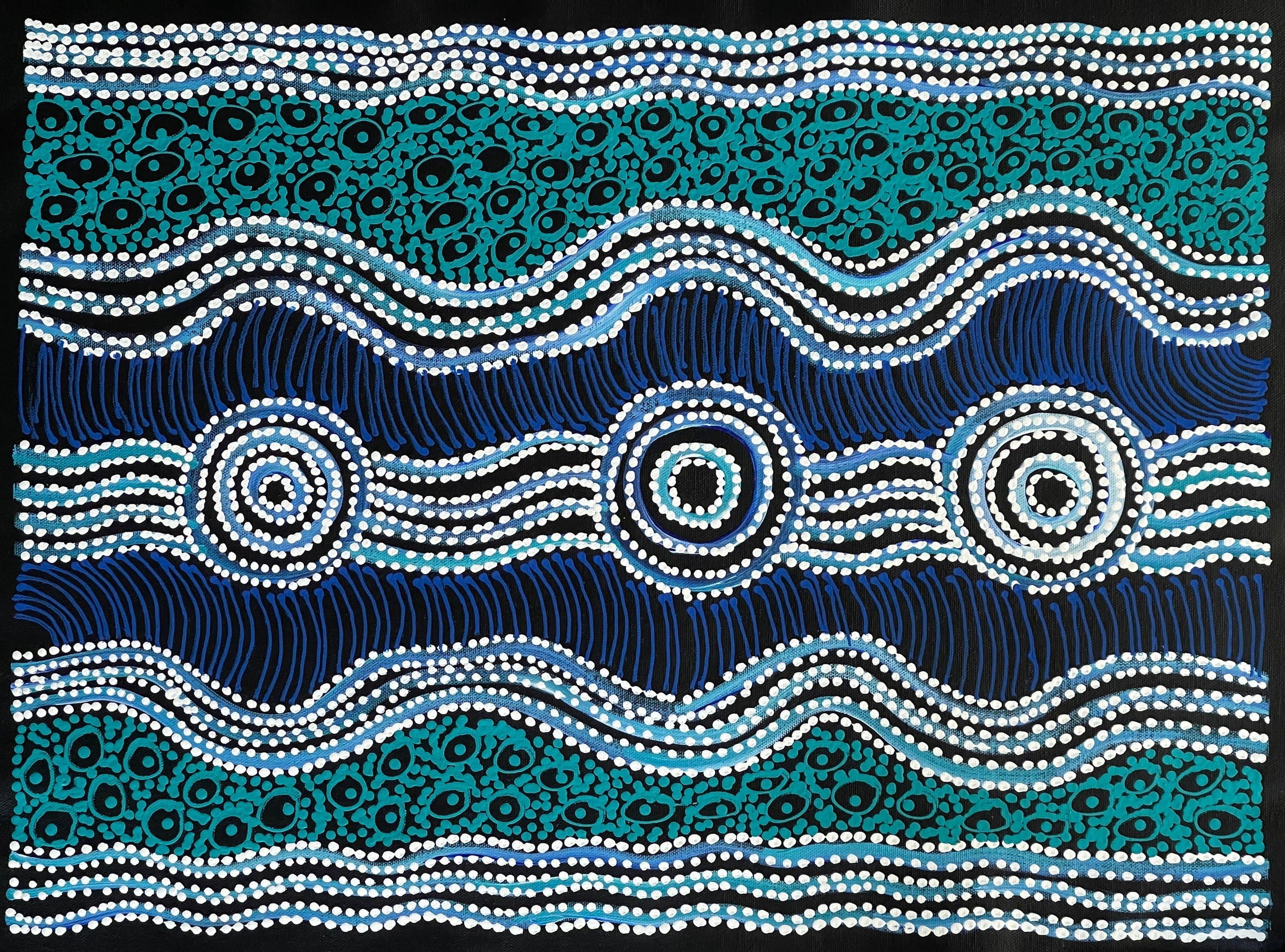 Lanita Numina - Soakage Waterholes - 41x55cm .77-6