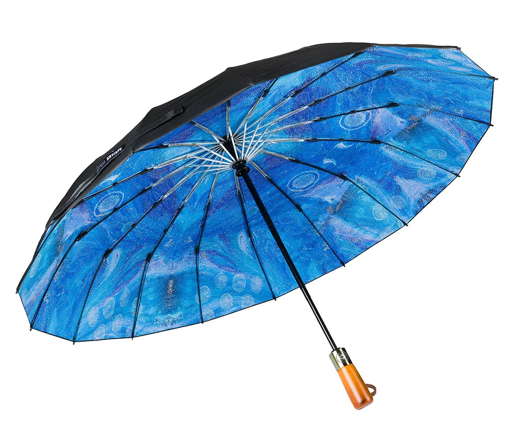 Fold Up Sun Umbrella - Athena Nangala Granites