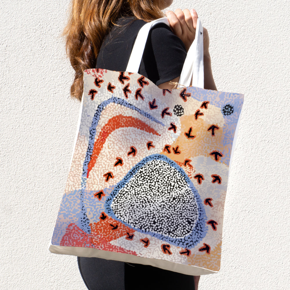 Foldable Cotton Bag - Margaret Nangala Gallagher