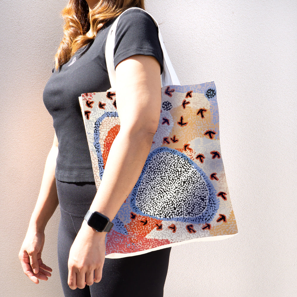 Foldable Cotton Bag - Margaret Nangala Gallagher