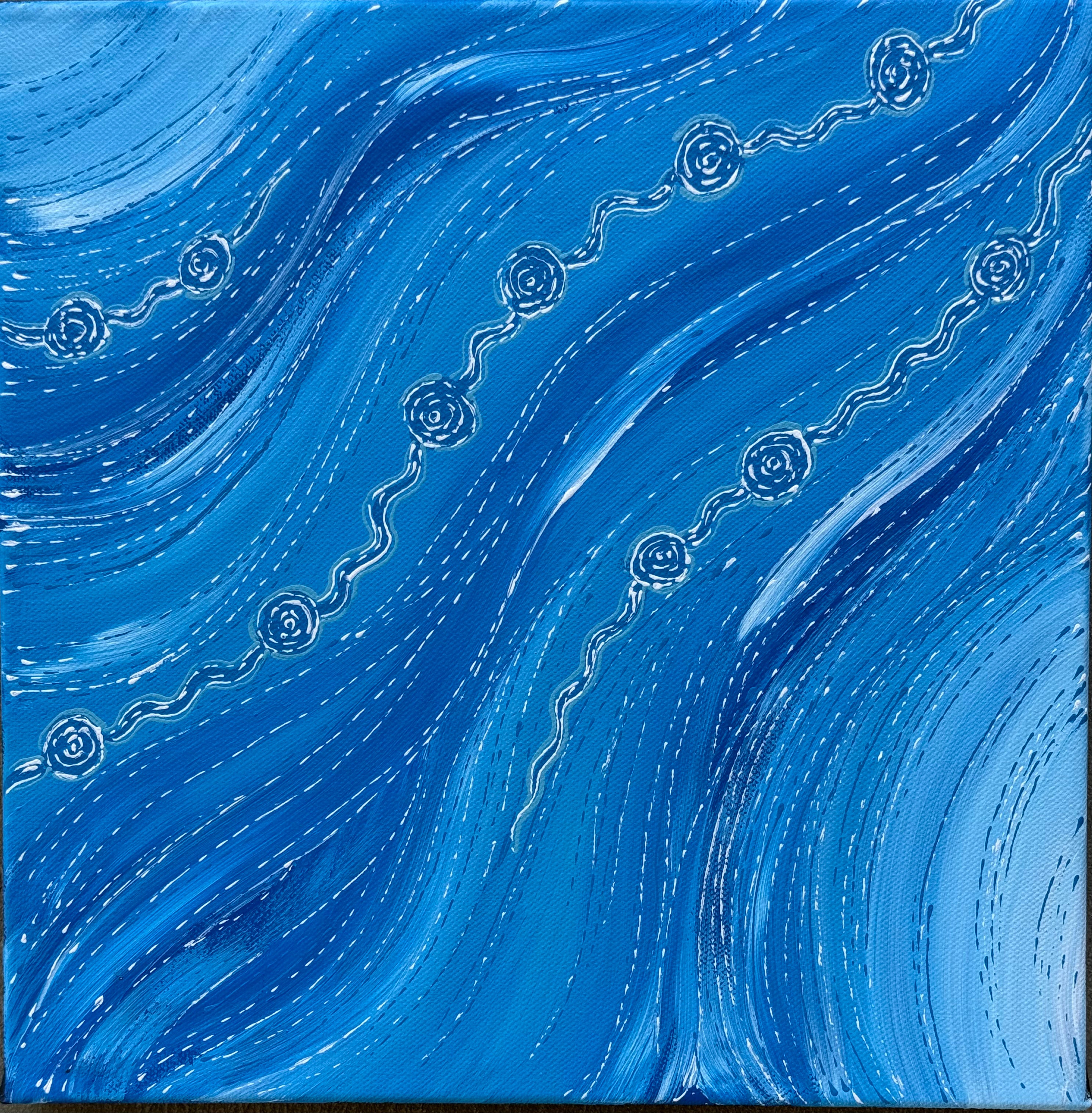 Deidre Burgoyne Rosier - Water Dreamings .89-15 *pre-stretched*