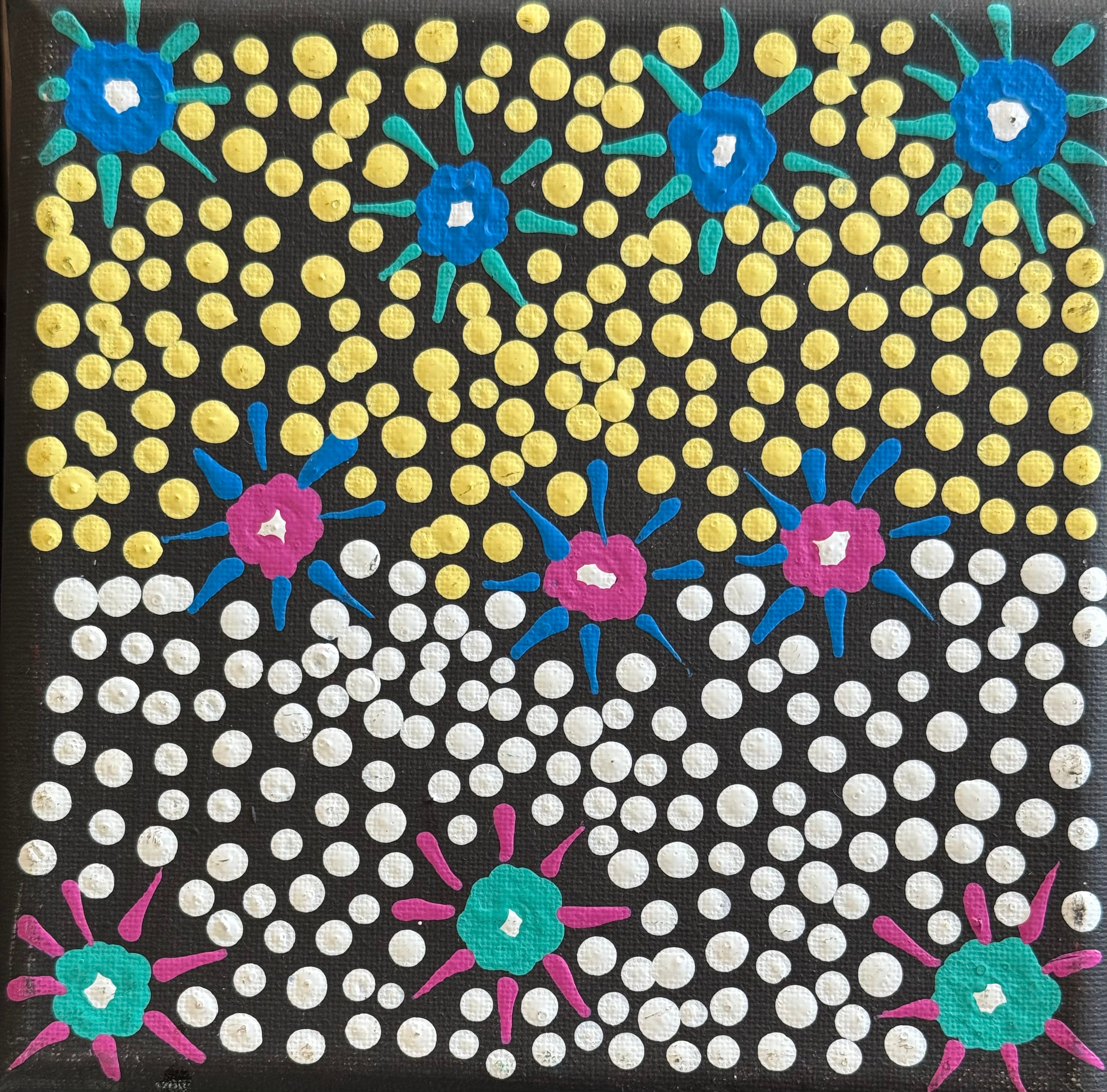 Nicole Napaljarri Stevens - Ngapa Jukurrpa (Water Dreaming)