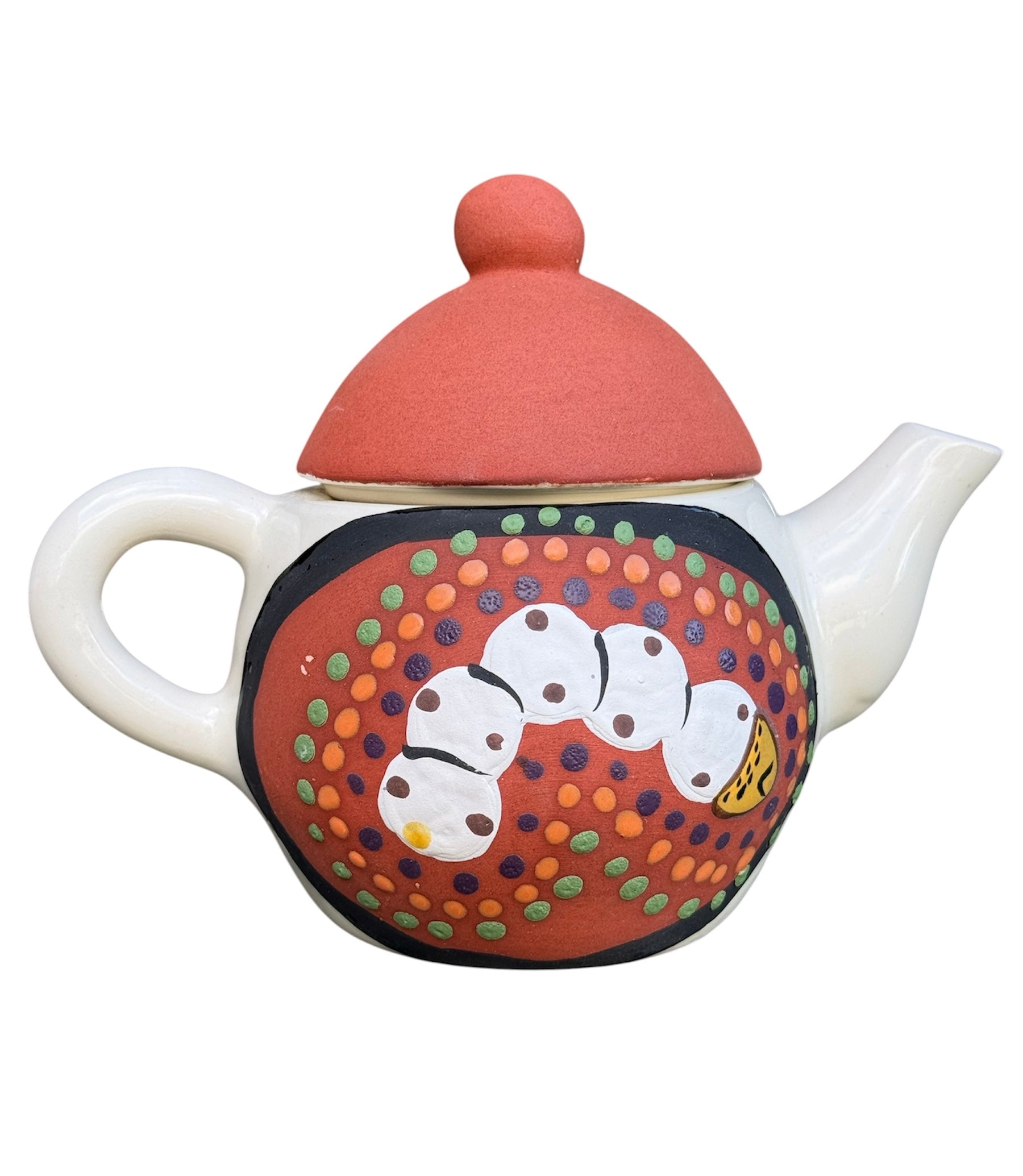 Tea Pot Medium - Barbara Richards - Witchetty Grub .01