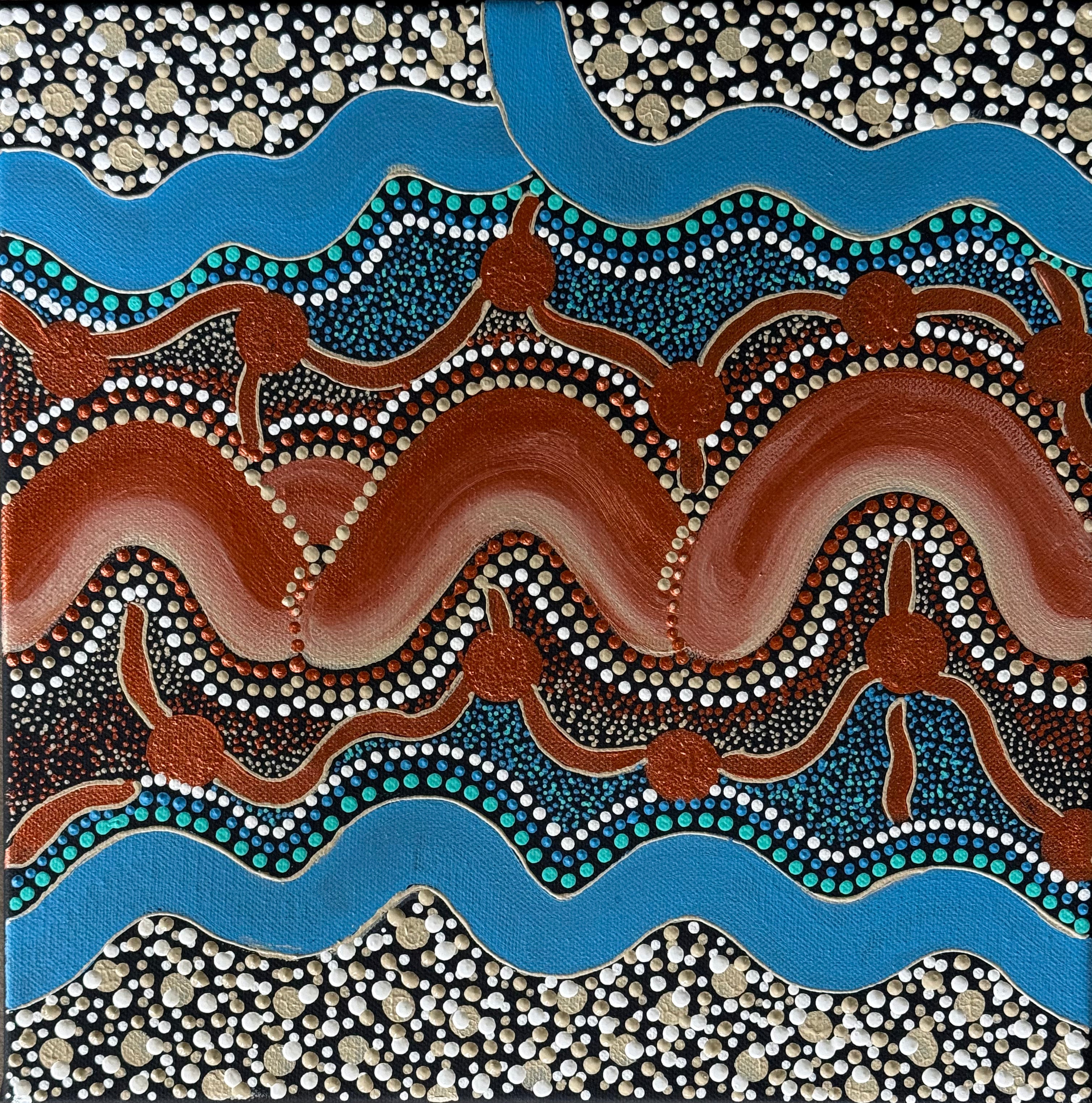 Deidre Burgoyne Rosier - My Travels to Land and Sea .51-11 *pre-stretched*