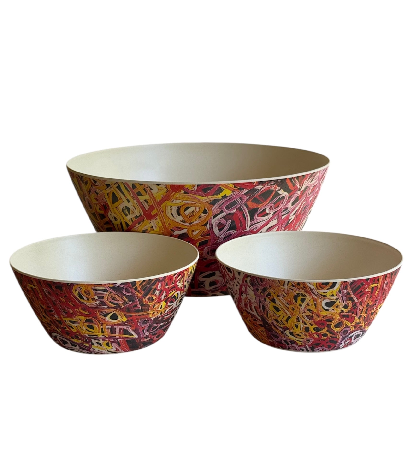Bamboo Bowl Set - Charmaine Pwerle (Awelye)