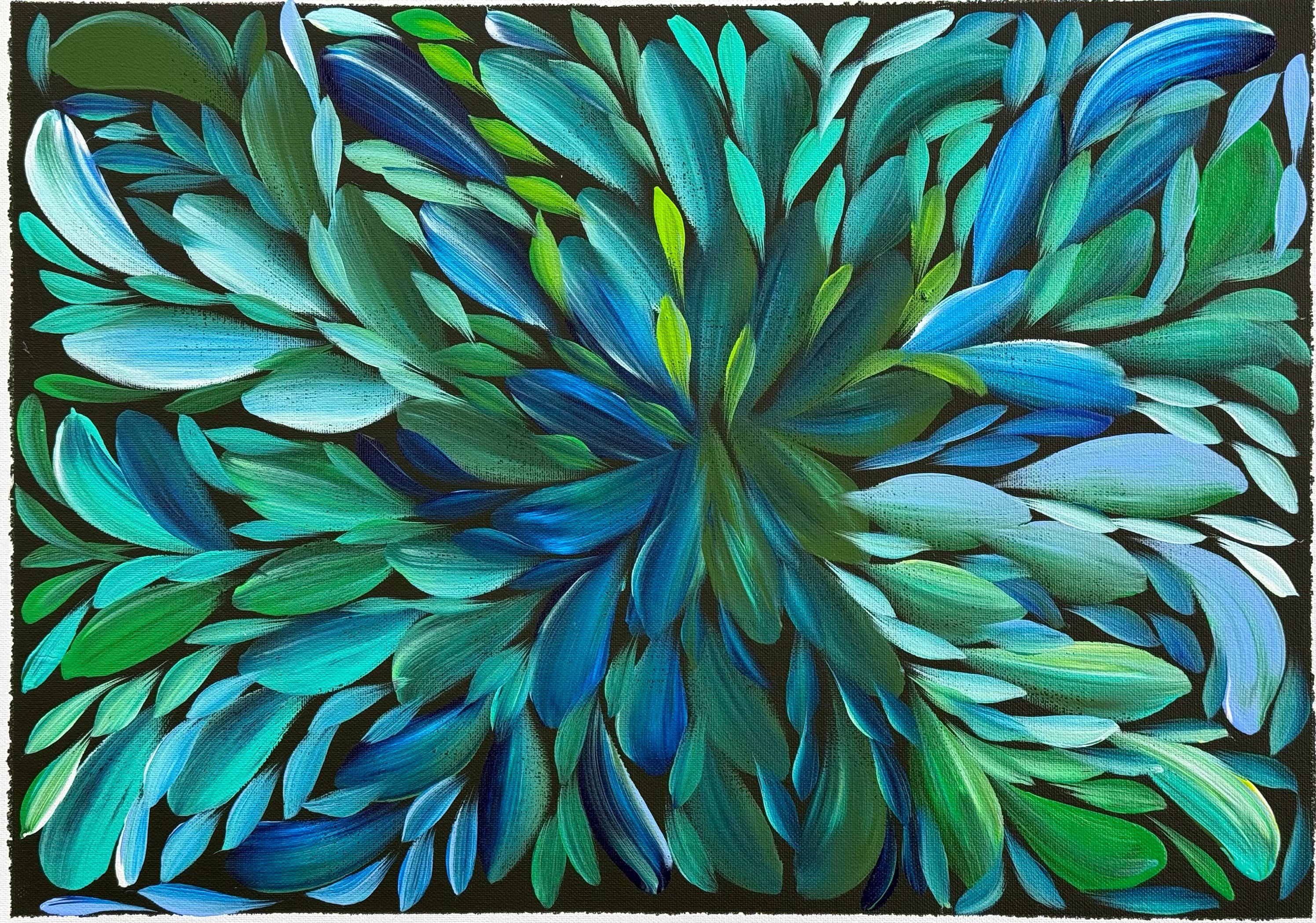 Louise Numina Napananka - Bush Medicine Leaves .24-15