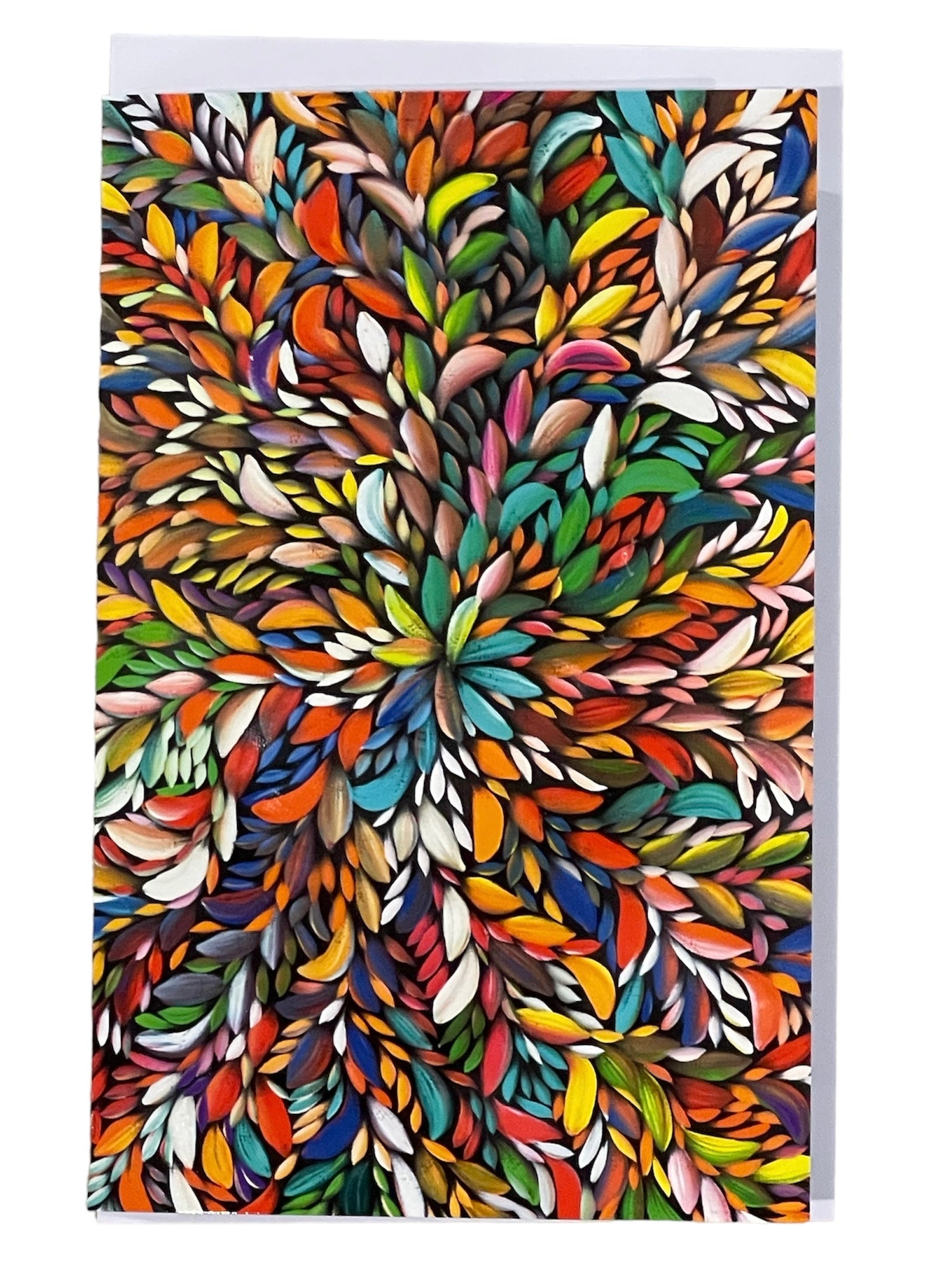Greeting Card - Louise Numina Napananka - Bush Medicine Leaves (multicoloured)