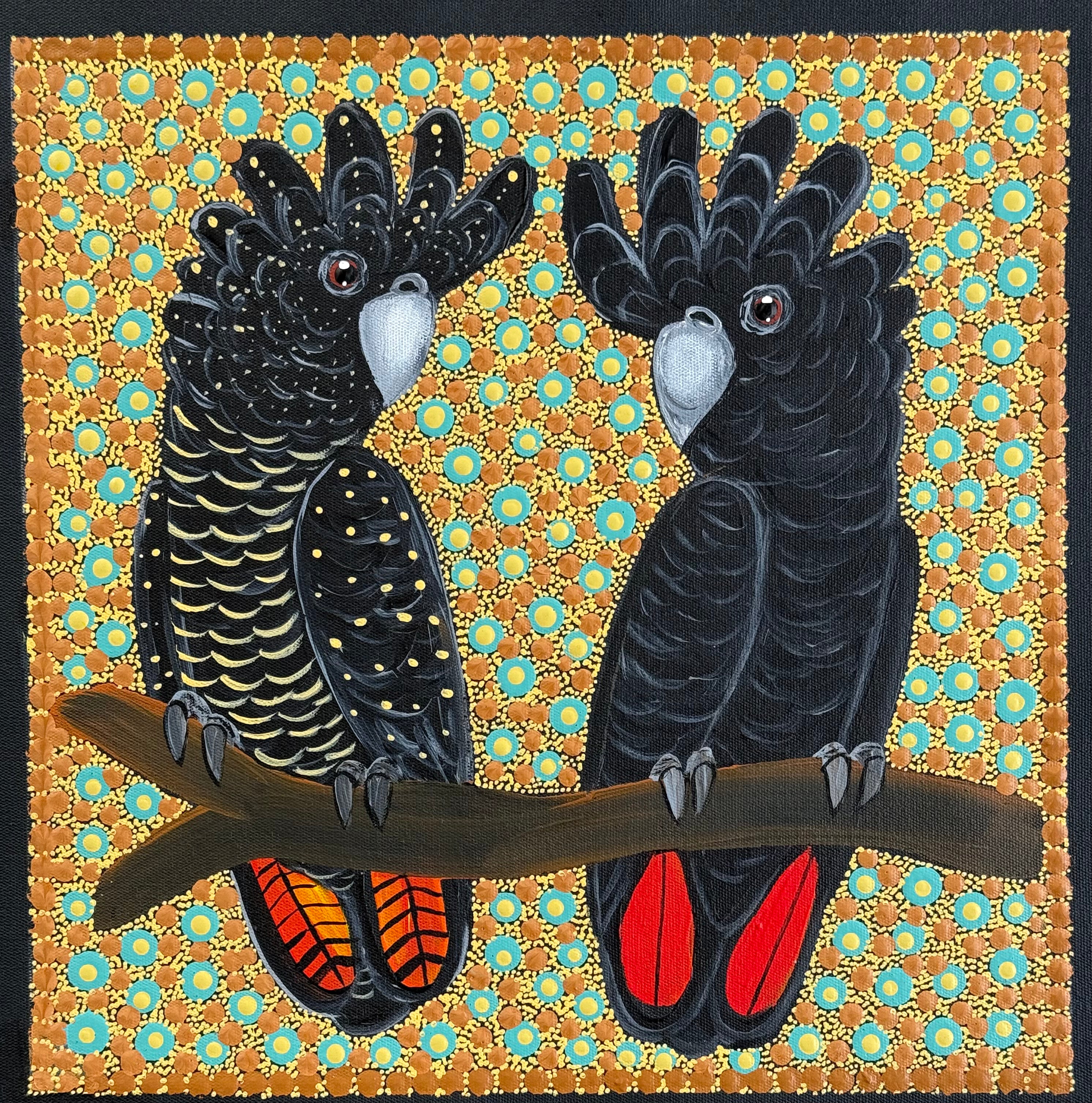Kathleen Buzzacott - Redtail Black Cockatoos .88-1