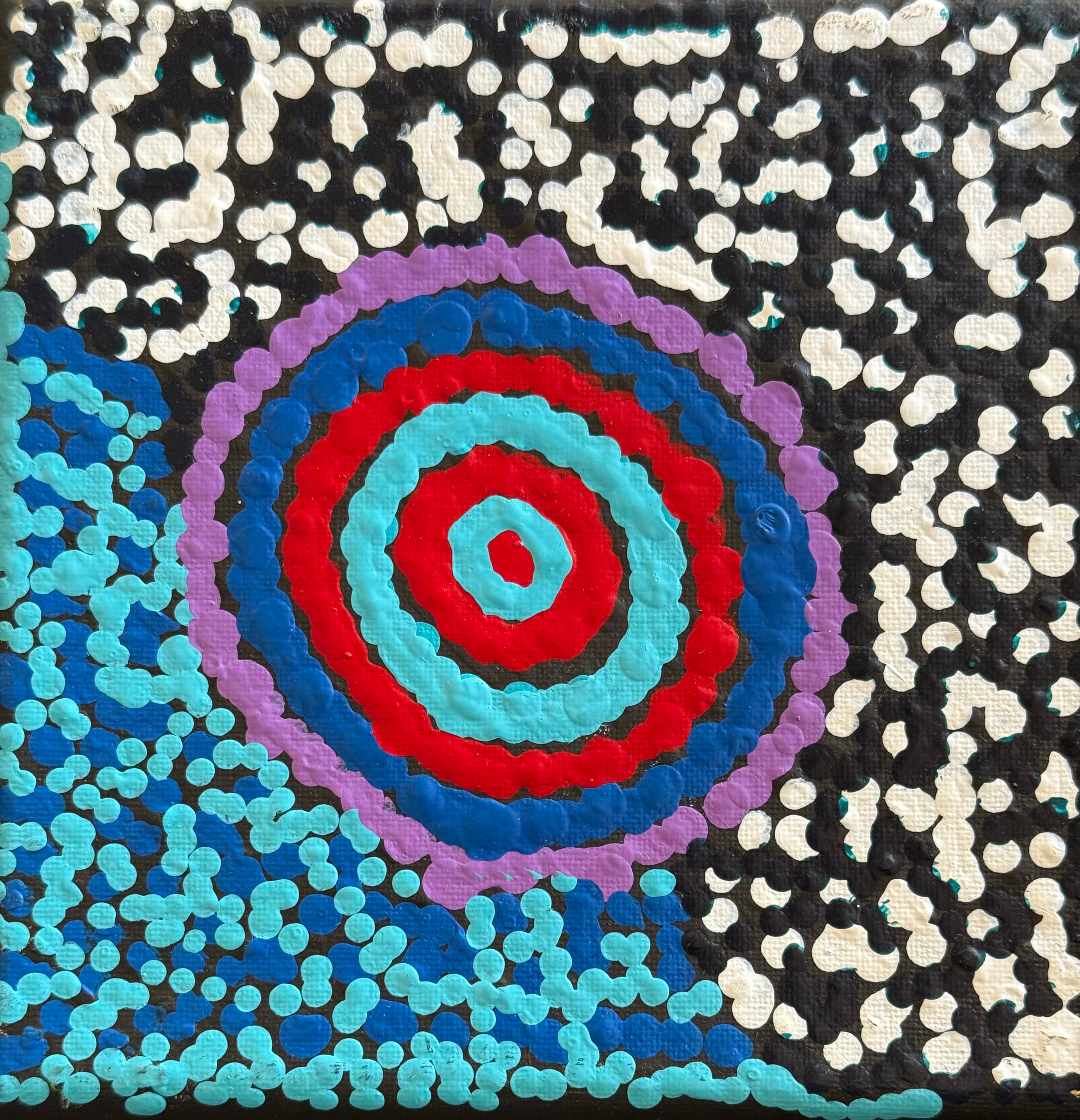 Reanne Nampijinpa Brown - Pamapardu Jukurrpa (Flying Ant Dreaming)
