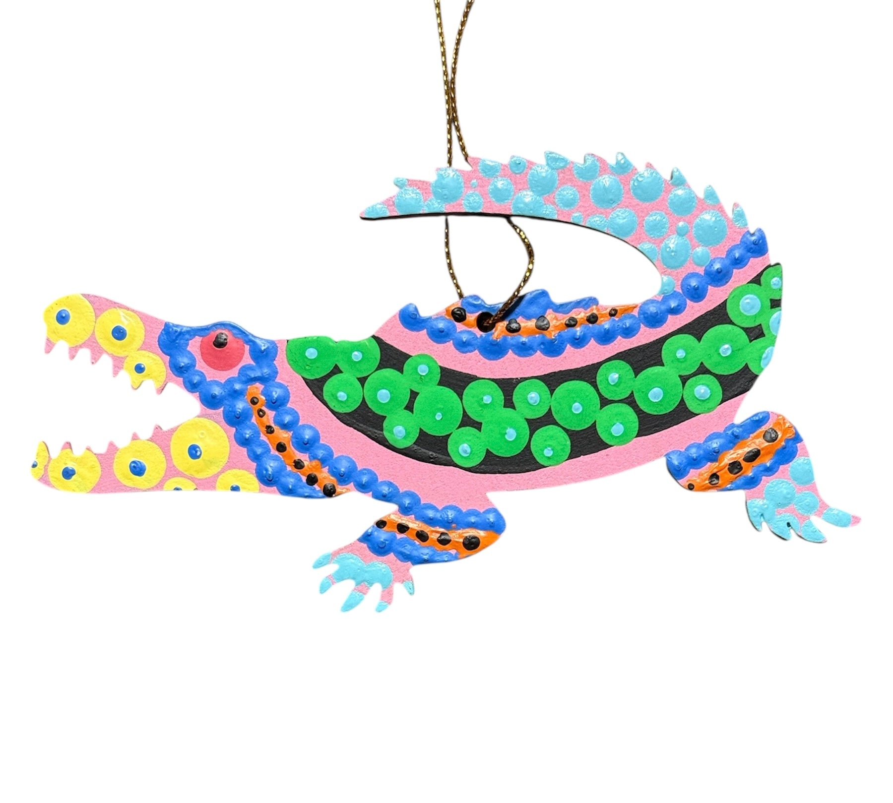 Hand Painted Decoration - Crocodile .1